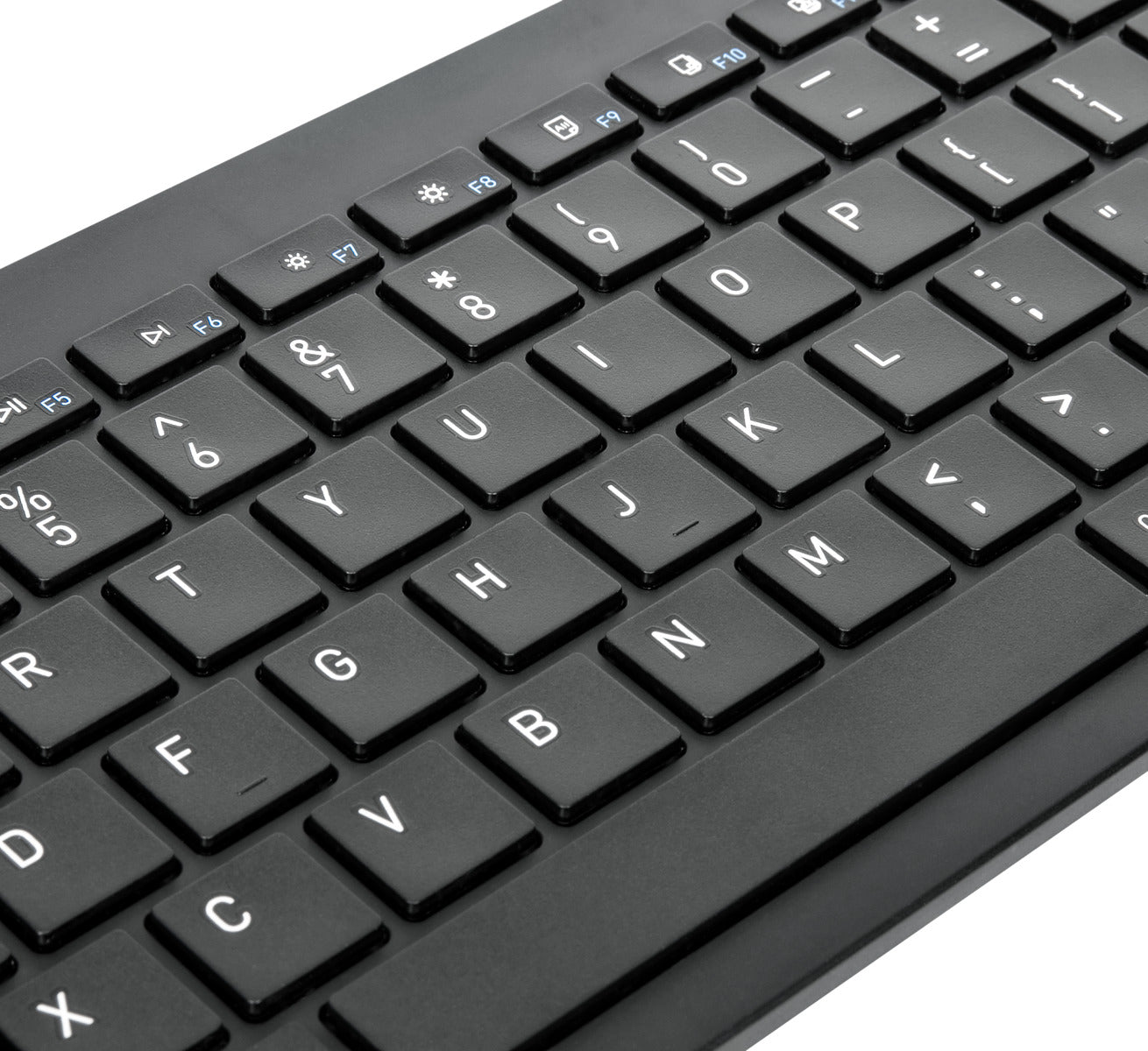 Multi-Device Bluetooth® Antimicrobial Keyboard & Comfort Mouse Bundle for Office, Home, Gaming - Wireless Keyboard and Mouse Set with Antibacterial Coating for PC, Laptop, Mac