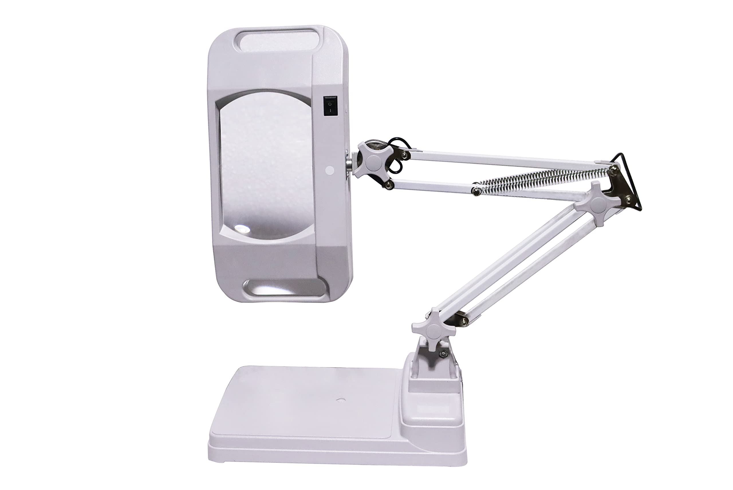 INTBUYING 110V LED Magnifying Lamp with Daylight Brightness - 5X Magnification for Reading, Crafts, Workbench & Hobby Projects | Ideal for Jewelry Making, Watch Repair & Detailed Work