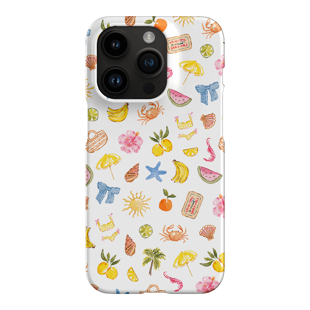 Summer Icons Phone Case - Trendy & Durable iPhone Cover for Summer Vibes - Perfect for Beach, Pool & Outdoor Adventures