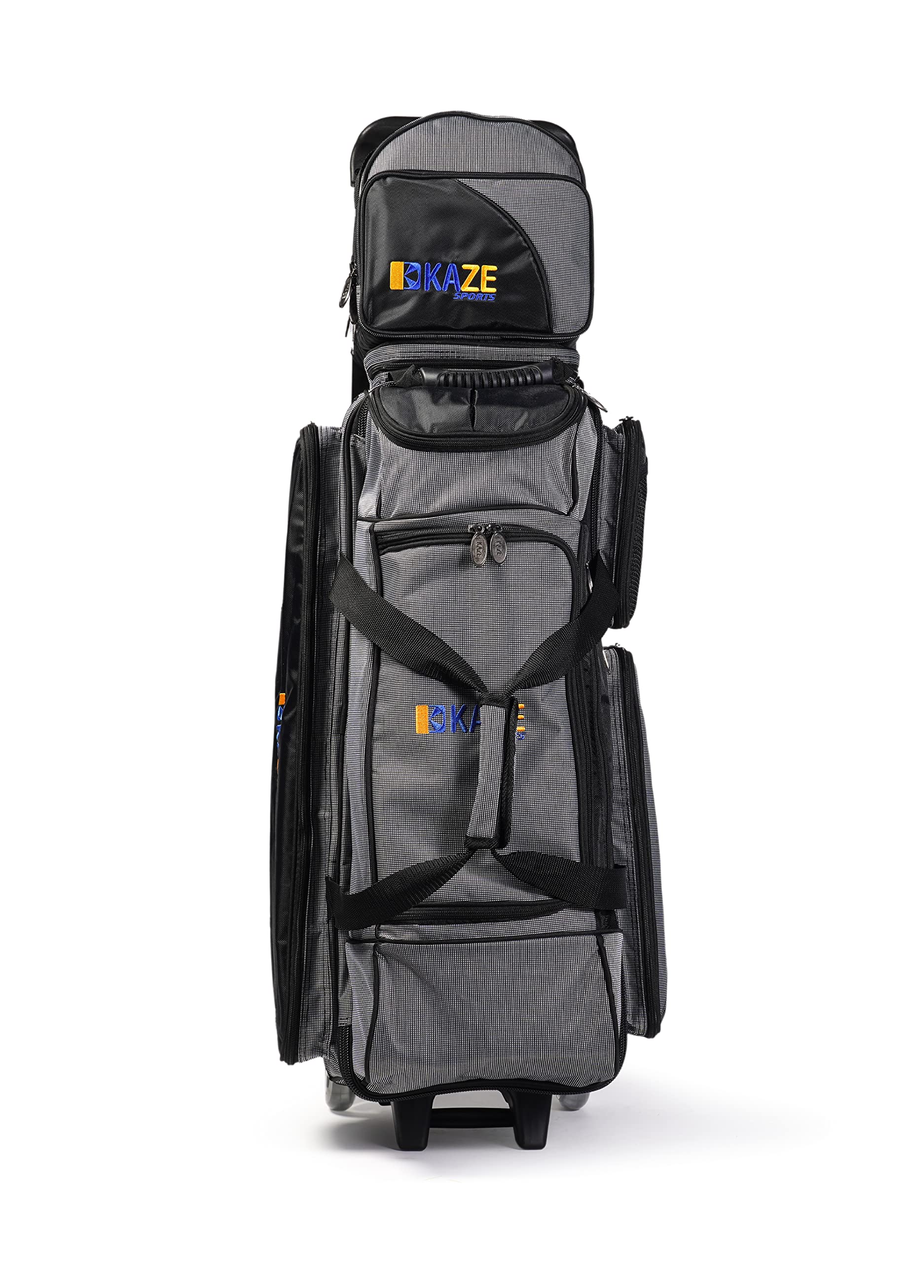 3 Ball Bowling Roller Bag with 1 Ball Color Matching Tote - Durable Bowling Accessories for League Play & Practice Sessions