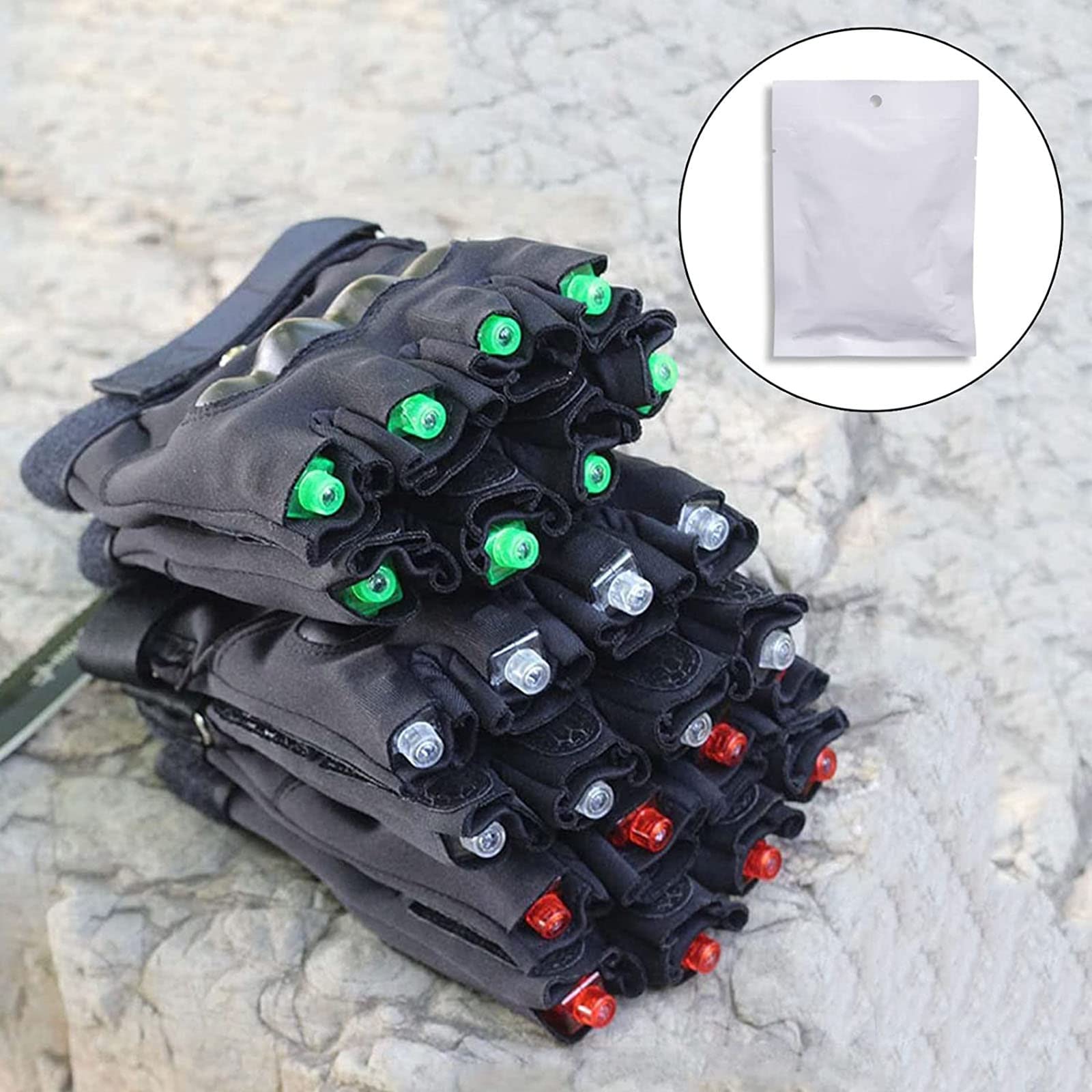 LED Flashlight Gloves - Hands Free Work Light for Mechanics, Electricians & DIY - Non-Slip Wear-Resistant Gloves with Built-in Flashlight - Perfect Gift for Men, Husband, Boyfriend (Color: Black) - Ideal for Night Repairs, Camping, Hiking & Outdoor Activities