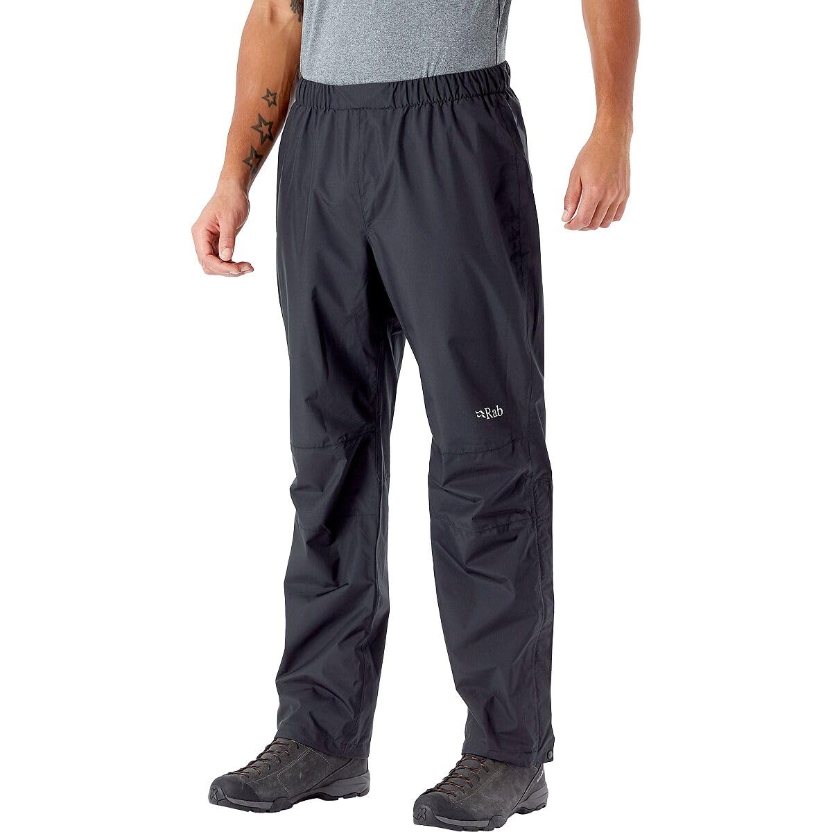 Rab Men's Downpour Eco Waterproof Breathable Rain Pants - Lightweight Hiking & Trekking Gear for Outdoor Adventures in All Weather Conditions