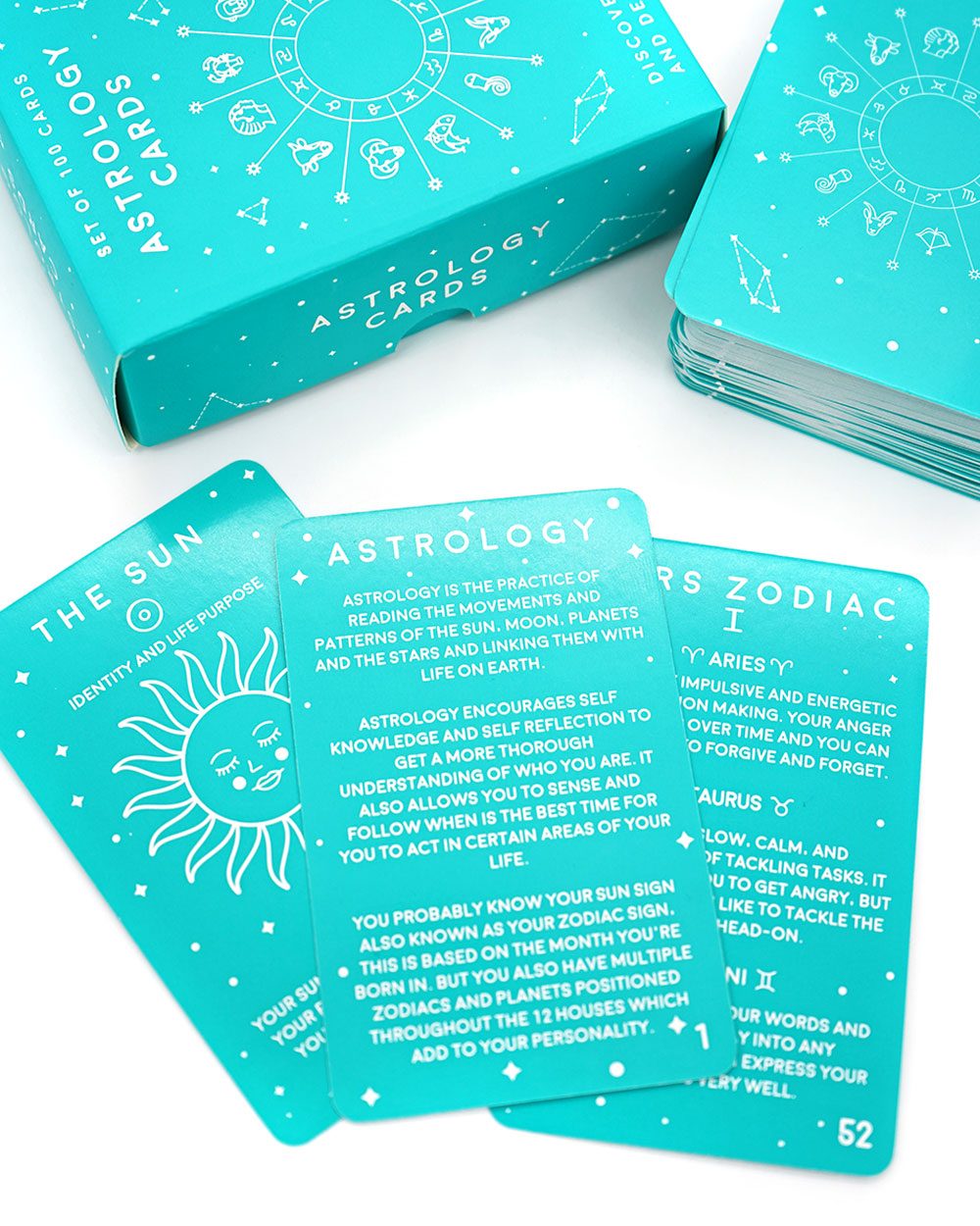 Premium Astrology Tarot Cards - Accurate Divination & Zodiac Readings for Personal Growth & Spiritual Guidance | Perfect for Meditation, Self-Discovery & Gift Giving