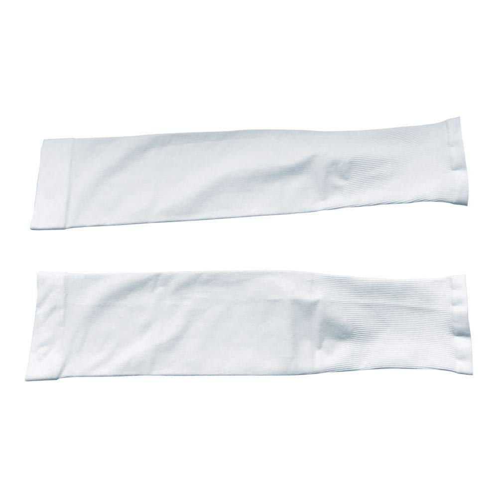 QOMOLANGMA 100 Pairs Sublimation Blank Arm Sleeves for Men & Women - Breathable UV Protection Sports Arm Sleeves - High Elasticity Ice Silk Arm Covers for Running, Cycling, Basketball & Outdoor Activities