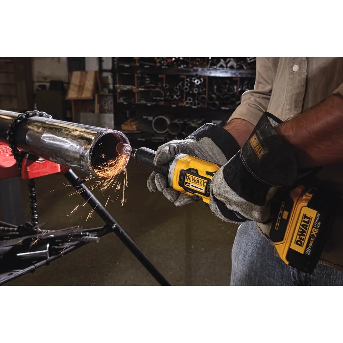 DEWALT DCG426B 20V MAX Variable Speed Die Grinder, 1.5 Inch, Cordless, Tool Only - Perfect for Metalworking, Wood Carving & DIY Projects