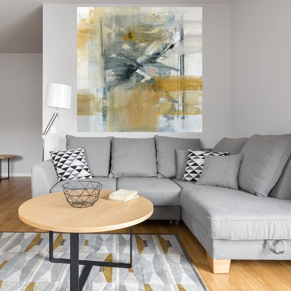 Susan Jill Fine Art Canvas Wall Decor - 32x32 Inch Ready to Hang Abstract Painting for Living Room, Bedroom, Office - Modern Home & Office Wall Art - Perfect for Gifts and Interior Design