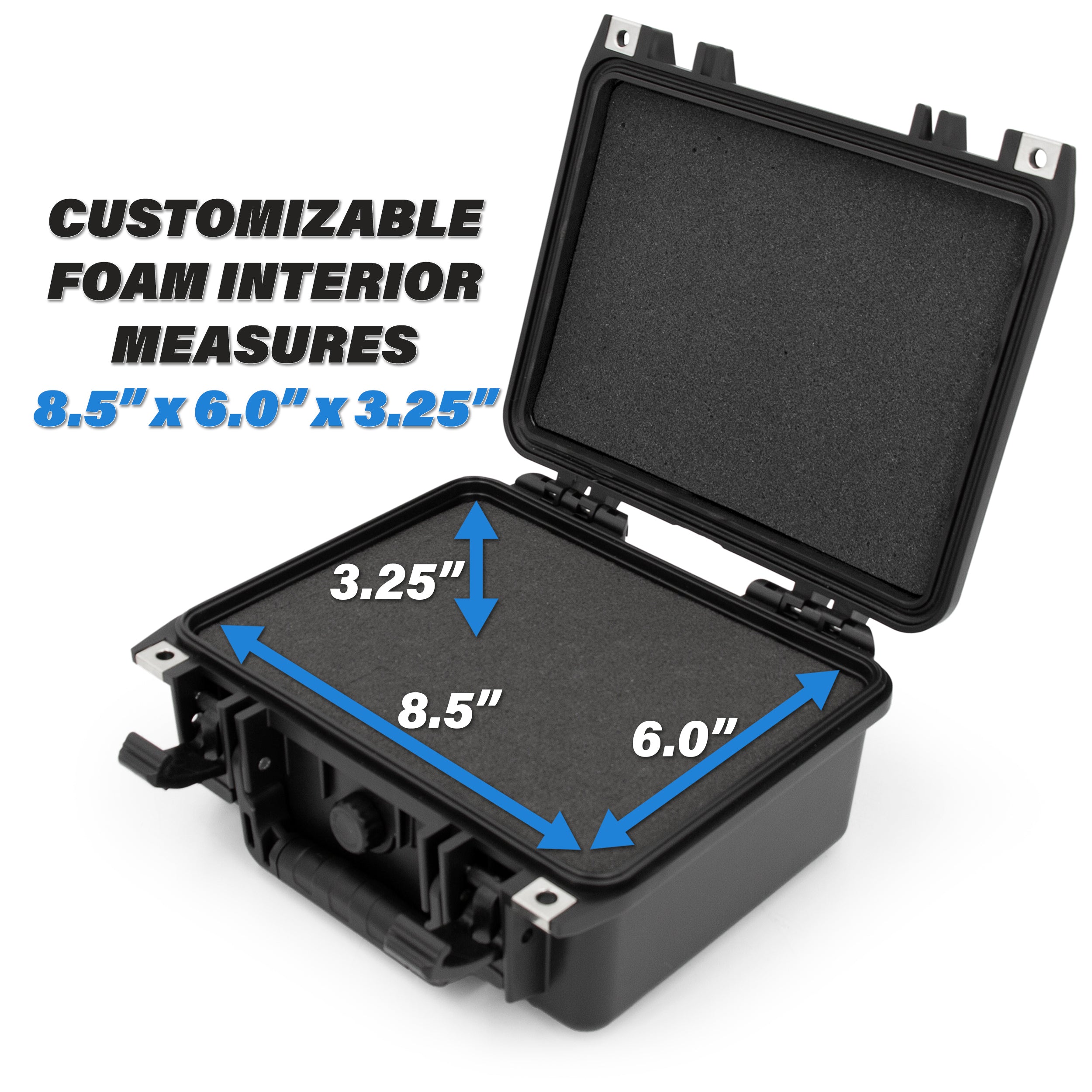 CASEMATIX 11 Waterproof Studio Recording Case - Shockproof Protective Storage for Blue Ember XLR Condenser Mic & Accessories | Perfect for Travel, Field Recording & Studio Use