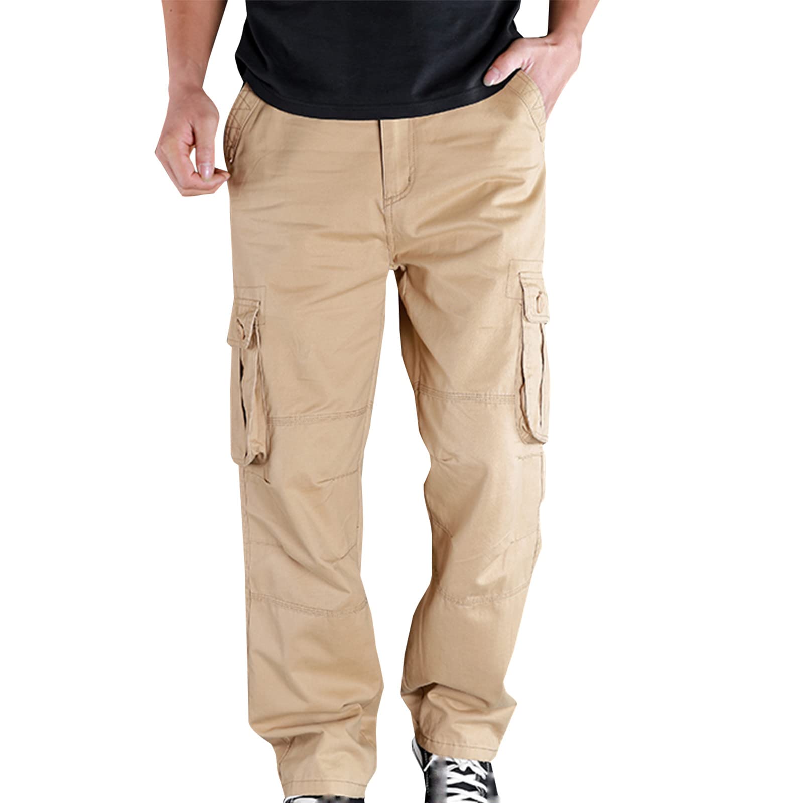 Men's Lightweight Hiking Tactical Pants - Rip-Stop Military Combat Cargo Pants for Outdoor Work & Army Use - Perfect for Camping, Hiking, and Tactical Operations