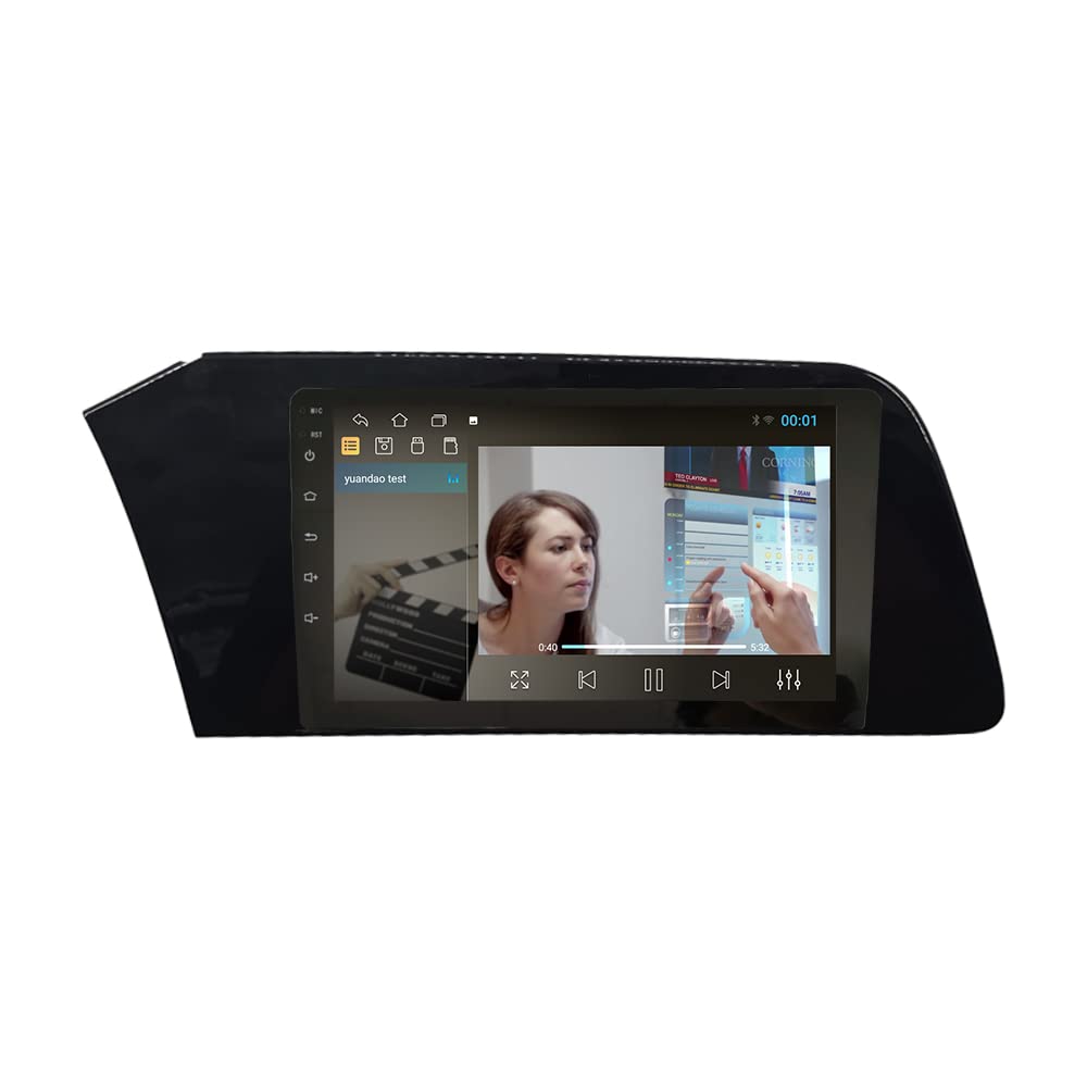 Android 10 Car Stereo with GPS Navigation - 2.5D Touch Screen Multimedia Player for 2021 HYUNDAI Elantra | Bluetooth, FM Radio, Hands-Free Calling | Perfect for Road Trips & Daily Commuting