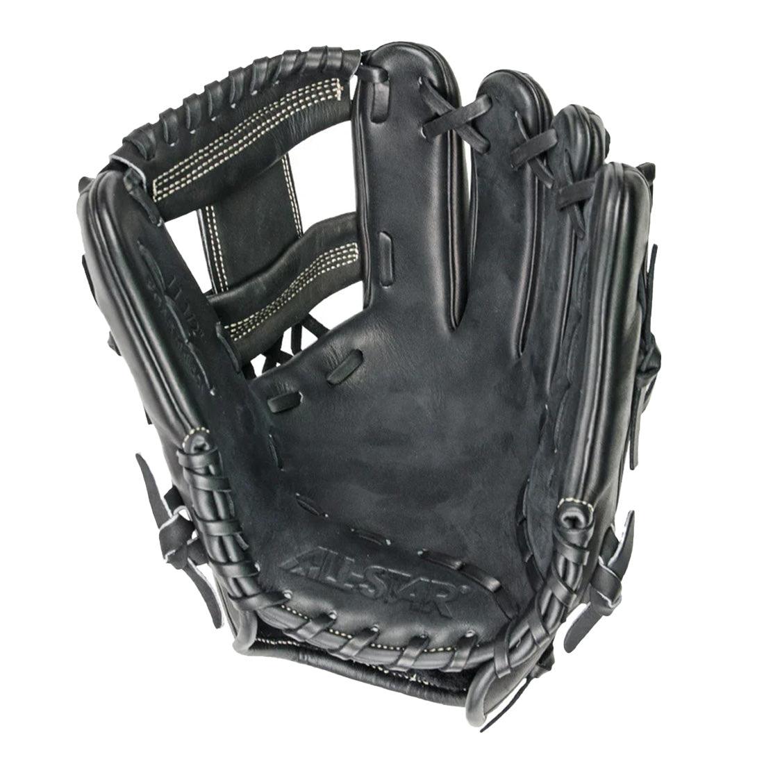 All Star Pro Elite 11.5 Inch Infield Baseball Glove - Premium Leather Mitt for Fast Pitch & Slow Pitch Games - Perfect for Infielders, Shortstops & Third Basemen - FGAS 1150I Model - Ideal for Practice, Training & Competitive Play