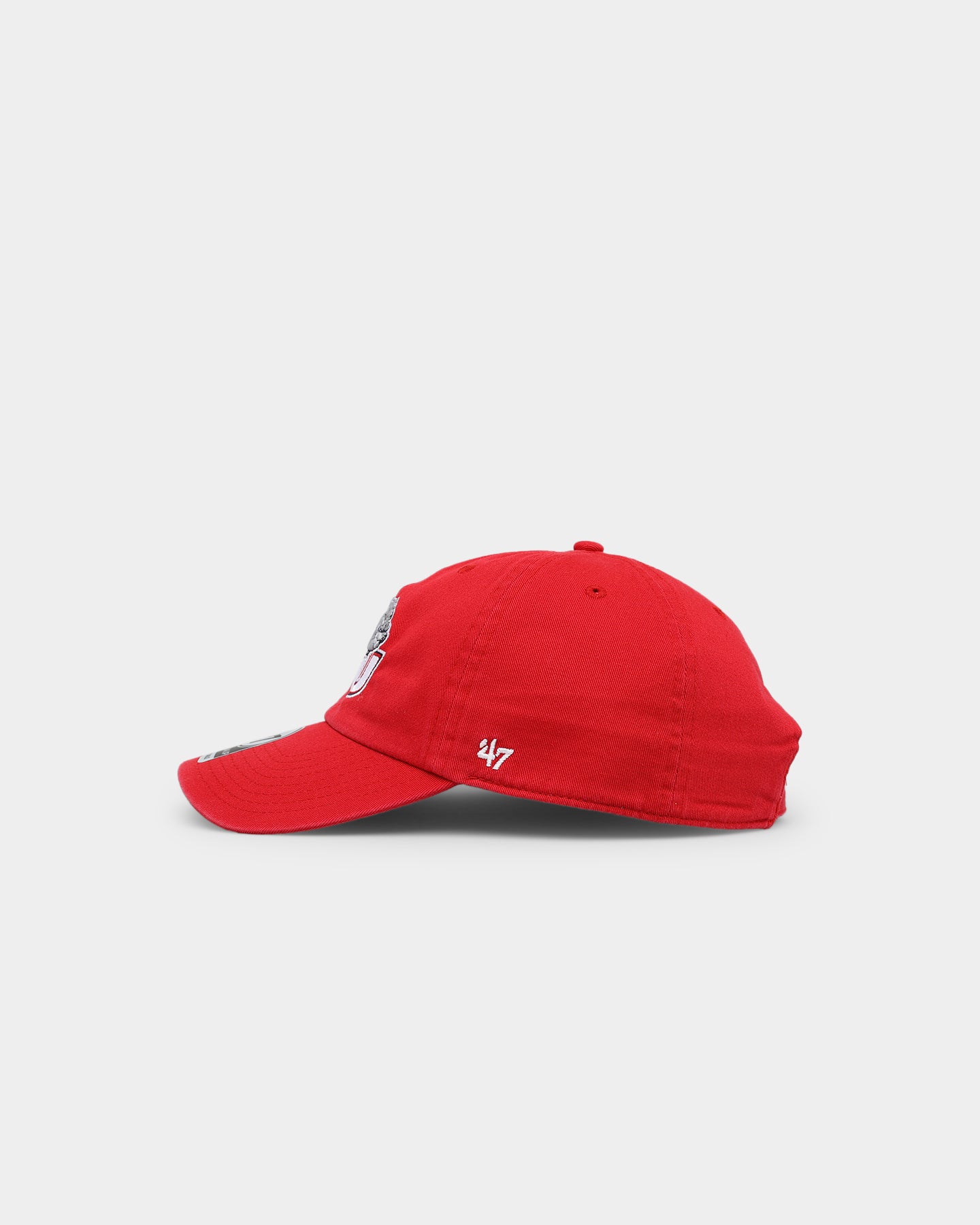 47 Brand Gonzaga Bulldogs '47 Clean Up Strapback Adjustable Hat - Red - Perfect for Game Day, Sports Events & Casual Wear