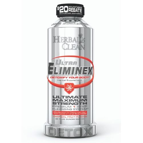 Herbal Clean Ultra Eliminex Detox Drink - 5-Day Toxin Removal & Body Cleanse for Drug Tests - Perfect for Pre-Employment, Probation & Wellness Cleansing