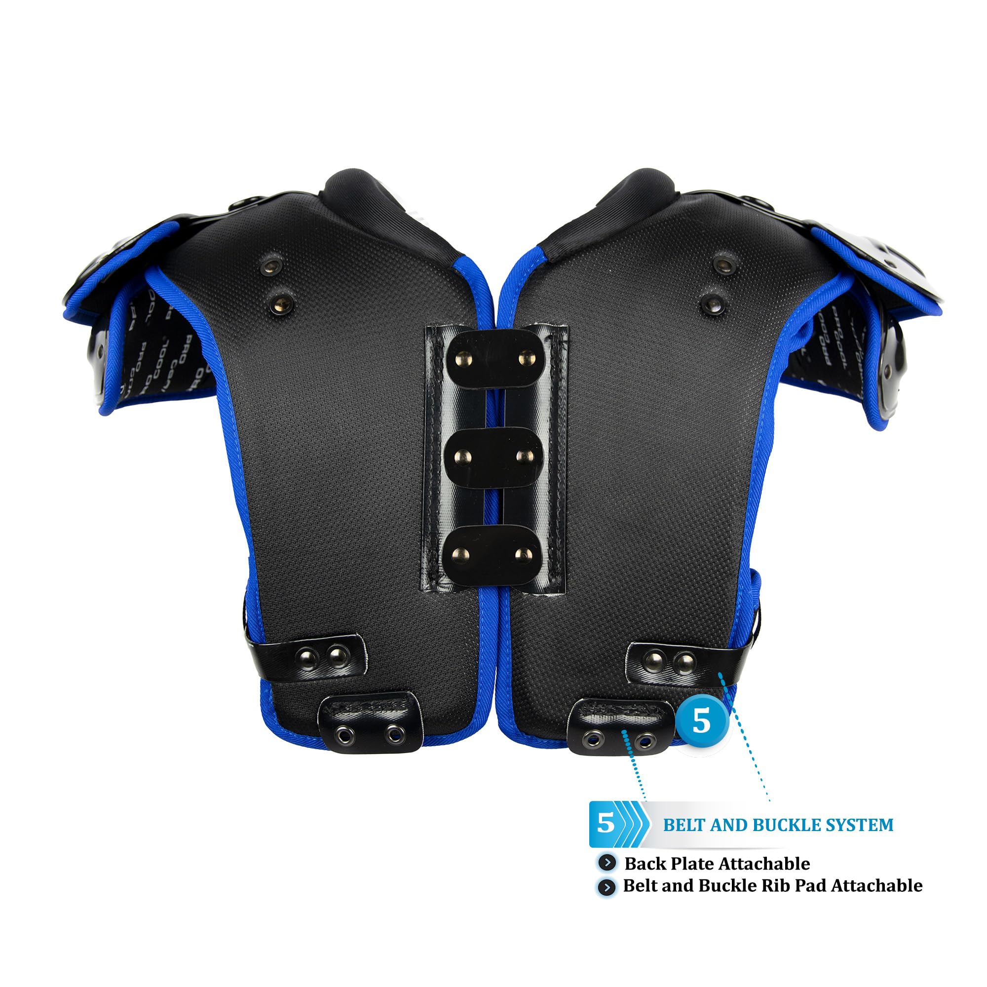 PULSE-SP Football Shoulder Pads for Quarterbacks, Wide Receivers & Defensive Players - Lightweight Protective Gear for Training & Games | Perfect for QB, WR, DB, CB & Safety Positions