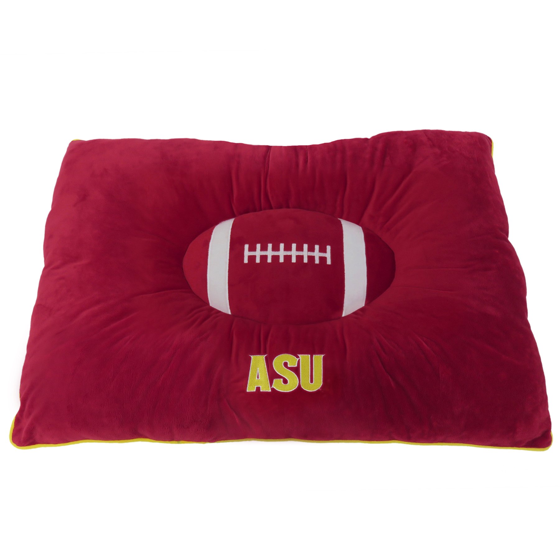 Arizona State Sun Devils Pet Bed - Soft & Cozy Plush Pillow Dog Bed & Cat Bed | NCAA Collegiate Mattress for Pets | Perfect for Cuddling, Warm Sleeping & Game Day Decor