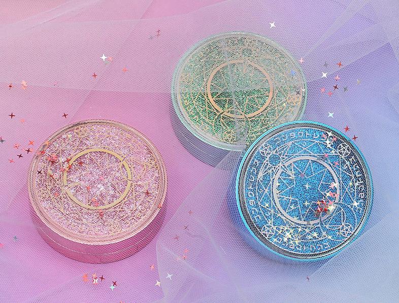 Magic Moon Contact Lens Case – Waterproof & Leak-Proof Storage for Colored & Prescription Lenses – Perfect for Travel, Cosplay, and Nighttime Use