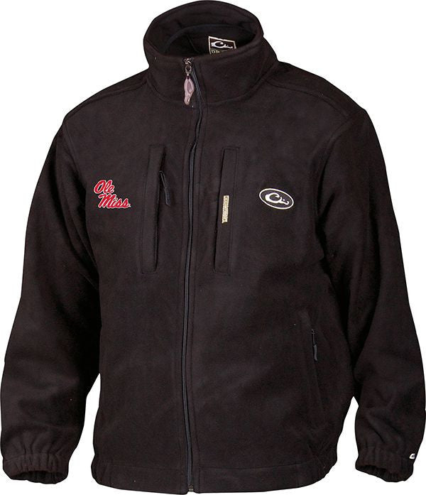 Ole Miss Windproof Layering Coat for Women - Lightweight Water-Resistant Winter Jacket with Hood - Perfect for Outdoor Activities, Hiking & Travel