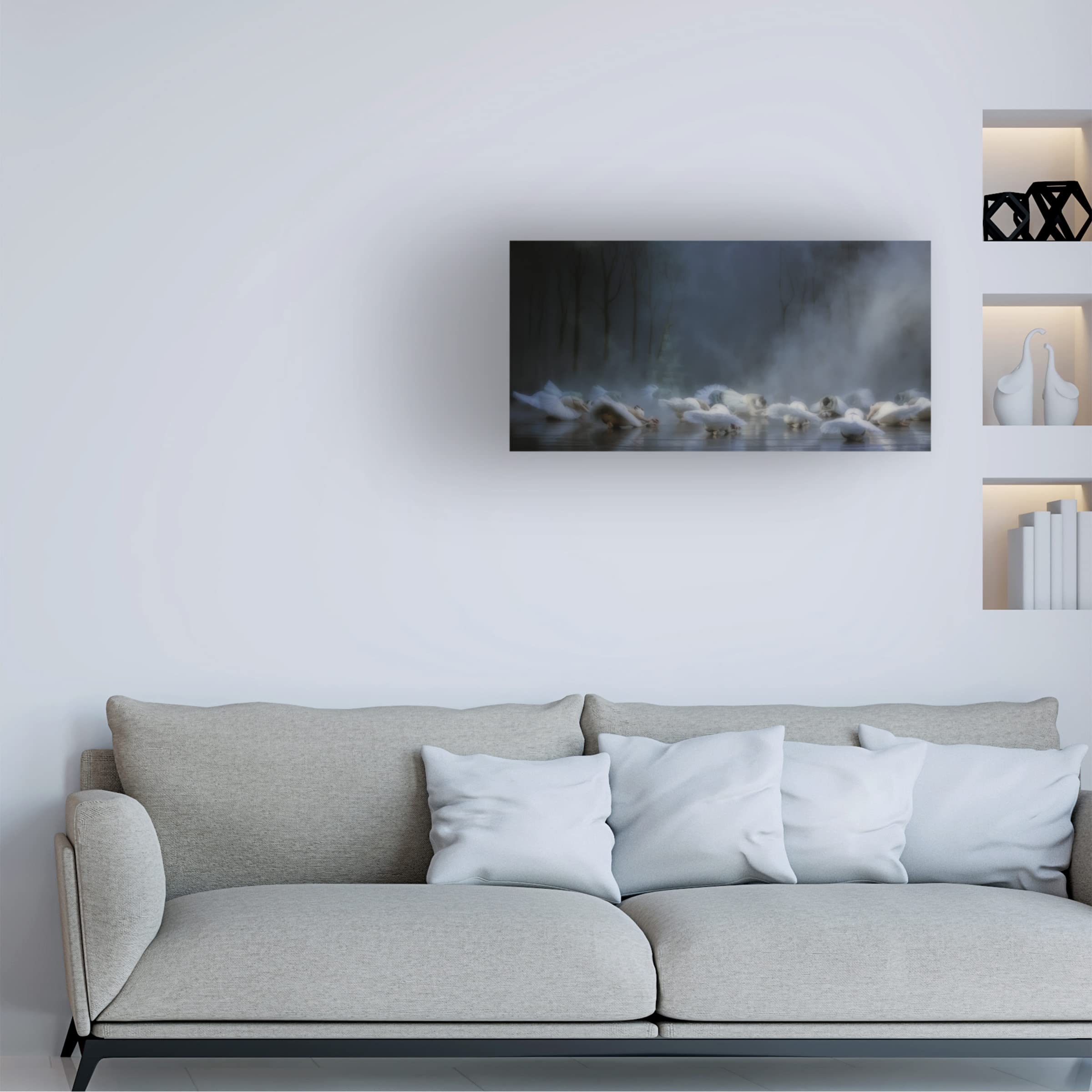 Trademark Fine Art 'Von Rothbart's Curse' Canvas Wall Art by Peet Van Den - Gothic Home Decor for Living Room, Bedroom & Office