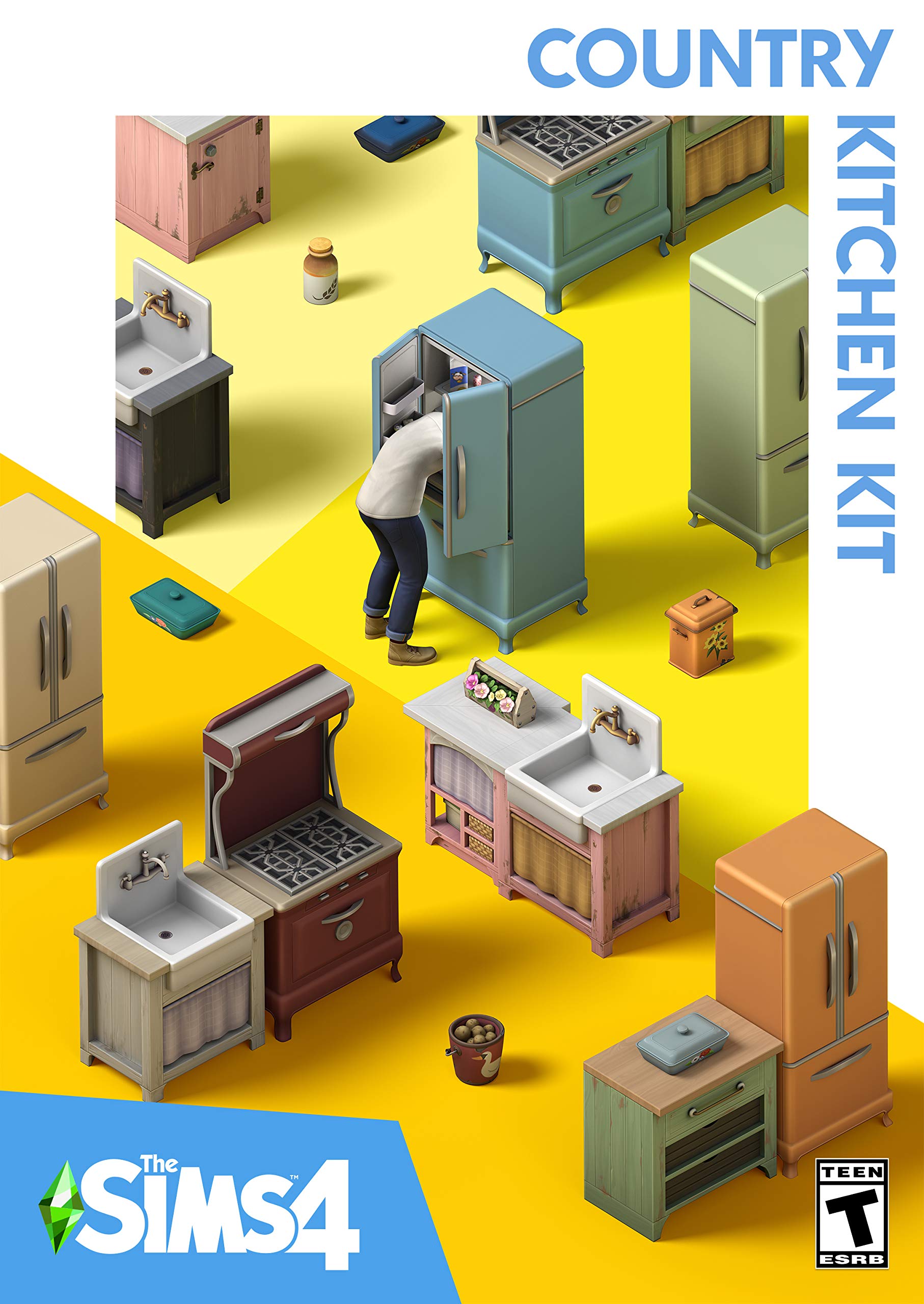 The Sims 4 Country Kitchen Expansion Pack - Digital Download for PC (Origin Game Code) | Build Cozy Farmhouse Kitchens & Bake Virtual Treats