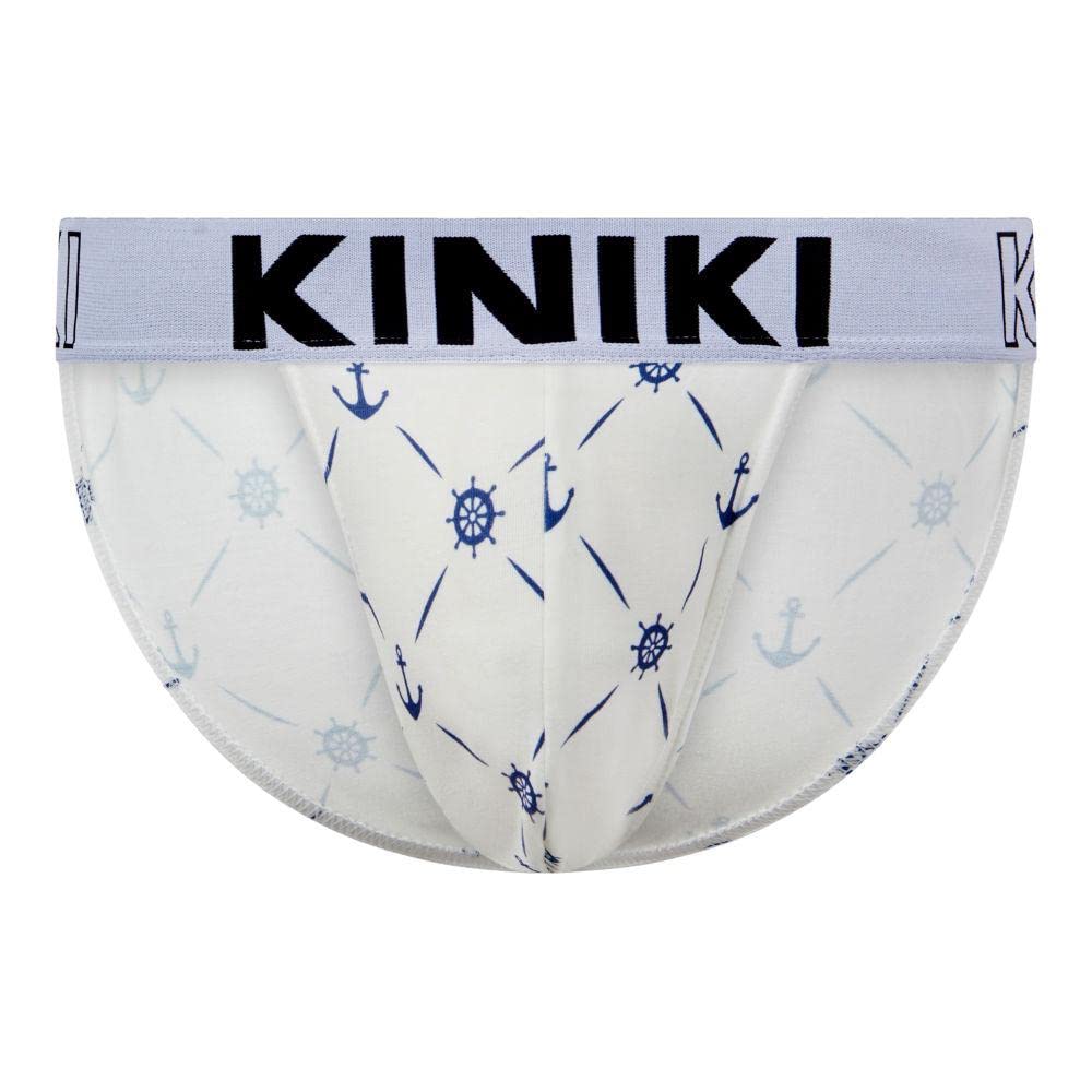 Kiniki Men's Cotton Printed Tanga Underwear - Soft, Breathable & Comfortable Briefs for Everyday Wear, Gym & Lounge