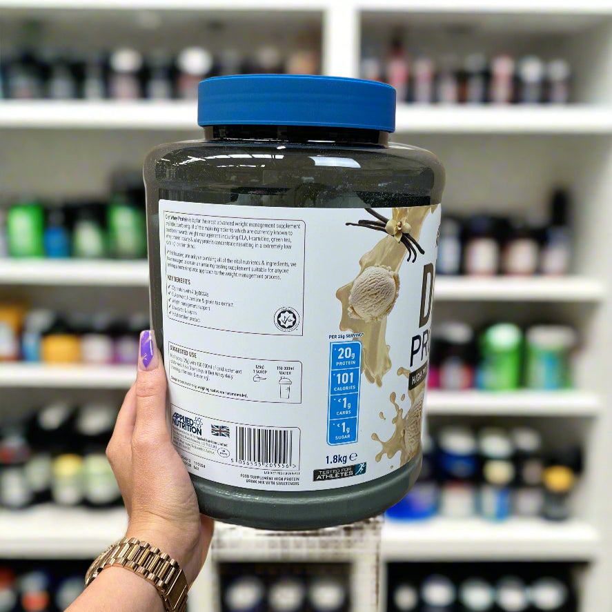 Applied Nutrition Diet Whey Protein Powder 1.8kg (4lb) - High Protein Low Carb Lean Muscle Shake for Weight Loss & Management | Perfect for Post-Workout Recovery & Healthy Meal Replacement