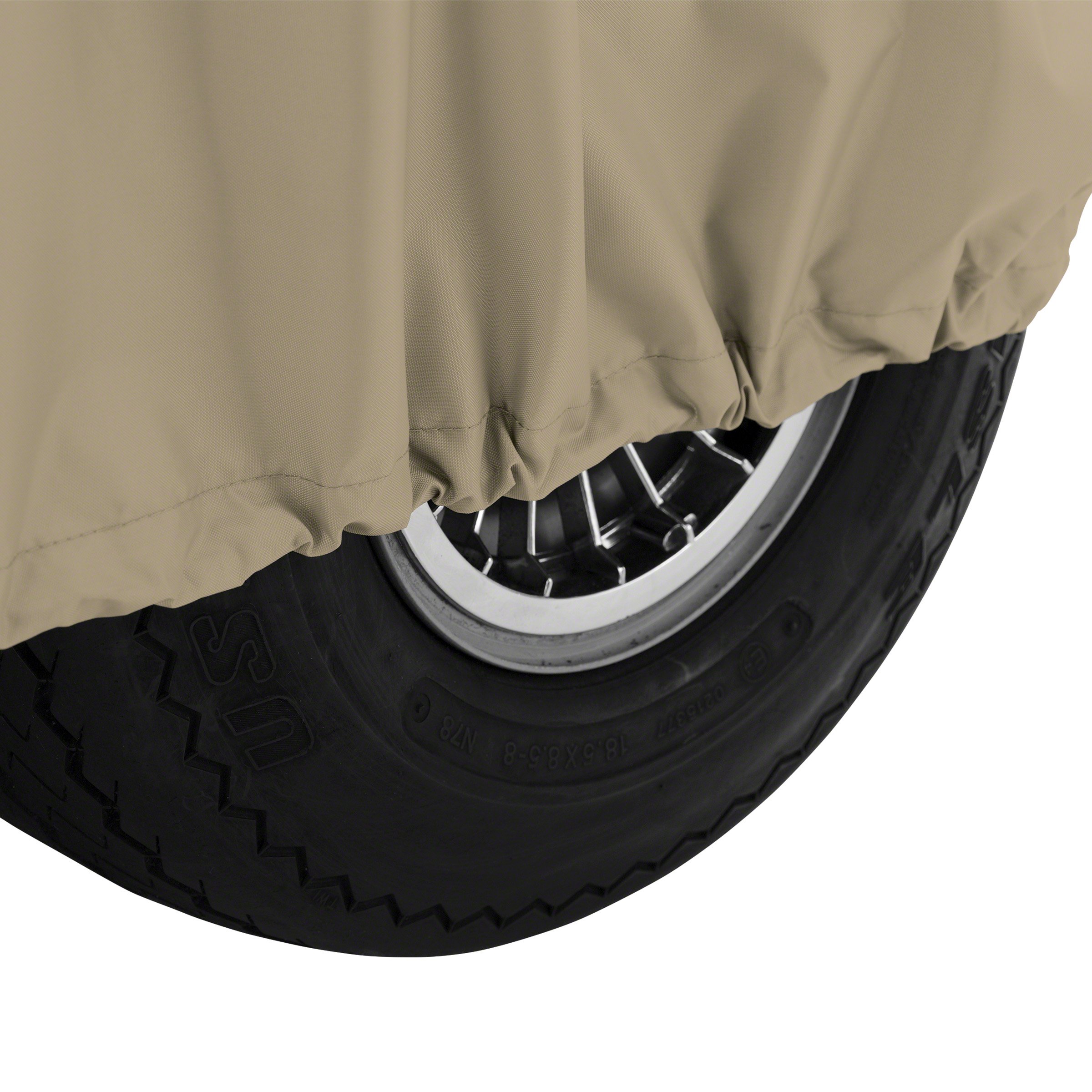 Classic Accessories Fairway Golf Cart Cover - Waterproof & UV Resistant - Fits Most Golf Carts - Perfect for Outdoor Storage & Protection