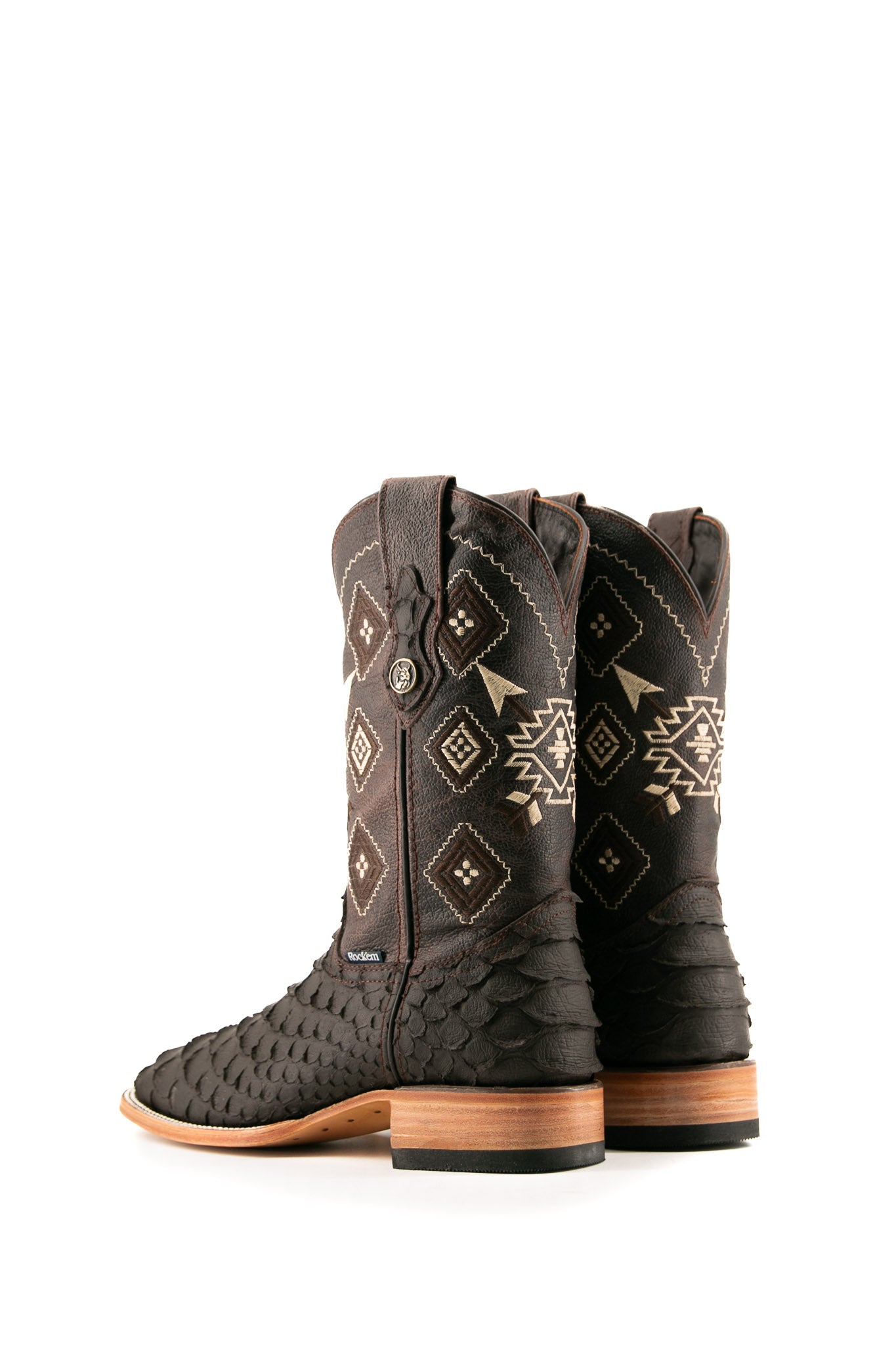 Python Matte Square Toe Cowboy Boots for Women - Western Style Ankle Booties with Pointed Toe - Perfect for Country Rodeo, Line Dancing & Casual Outfits