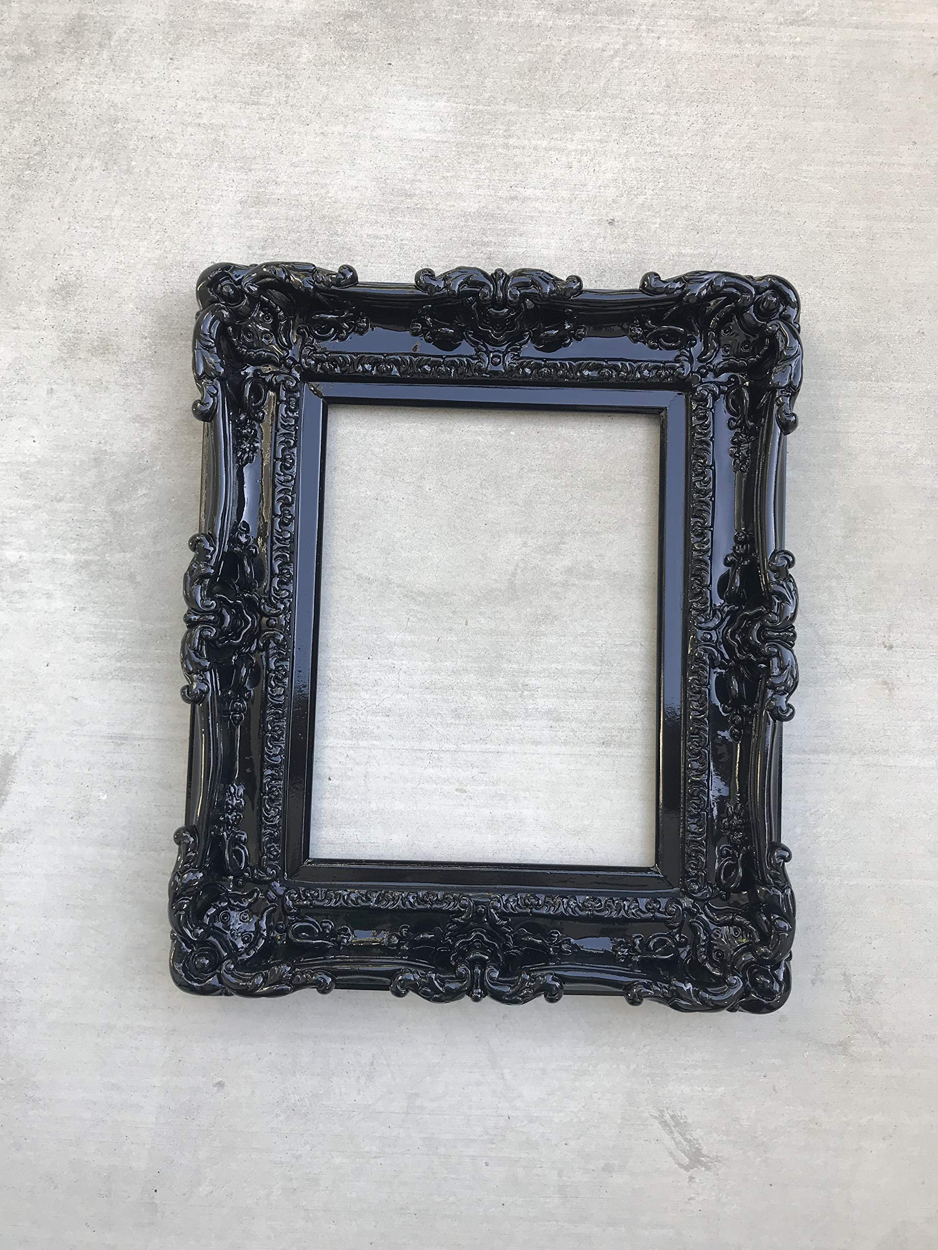 12x16 Black Baroque Style Picture Frame - Elegant Art Wall Decor for Wedding Gifts, Home & Office Display (Perfect for Portraits, Photos & Artwork)