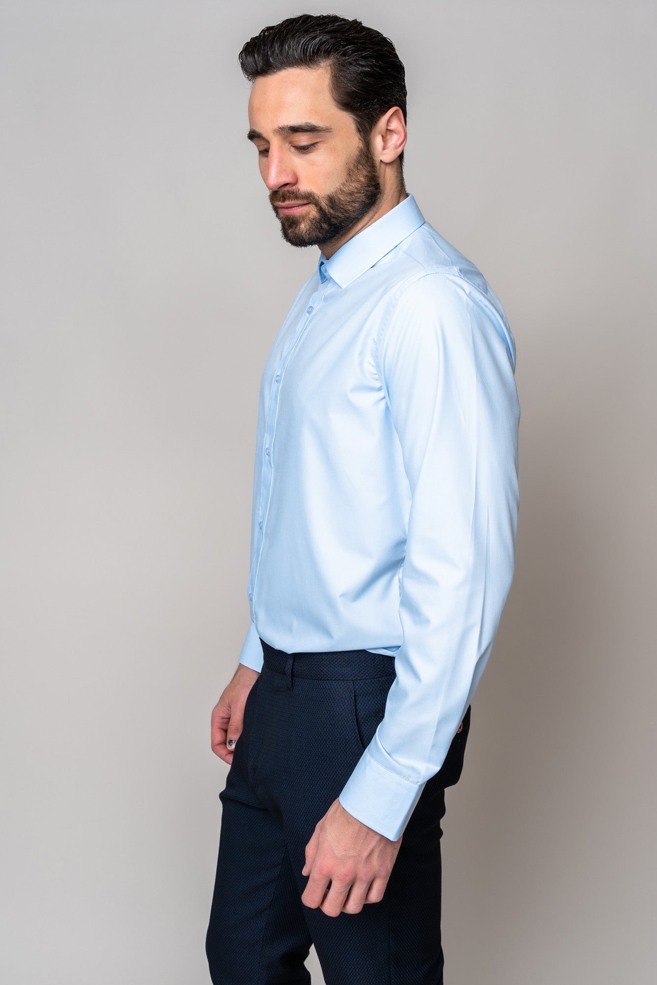 CARTER Sky Long Sleeve Shirt for Men - Comfortable Casual Button Down Shirt with Stylish Design - Perfect for Office, Business, and Everyday Wear