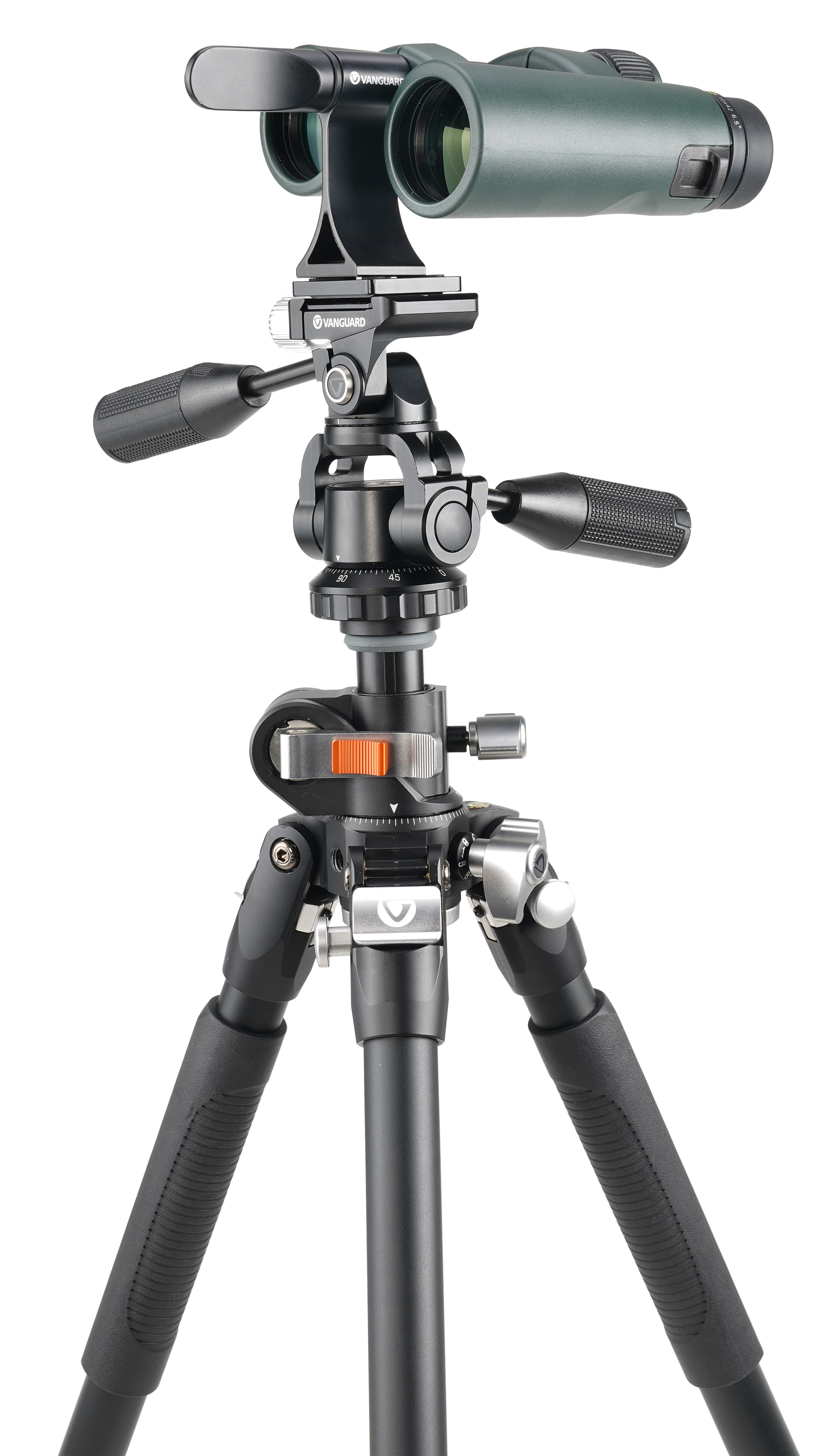 VEO 3+ 263APS Professional Multi-Angle Aluminum Tripod with PH 38S Pan Head - Perfect for Photography, Videography, and Live Streaming