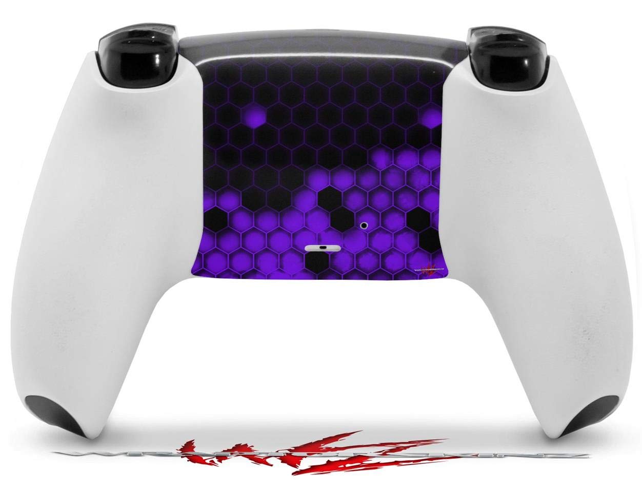 PS5 DualSense Controller Skin Wrap - HEX Purple for Gaming & Protection