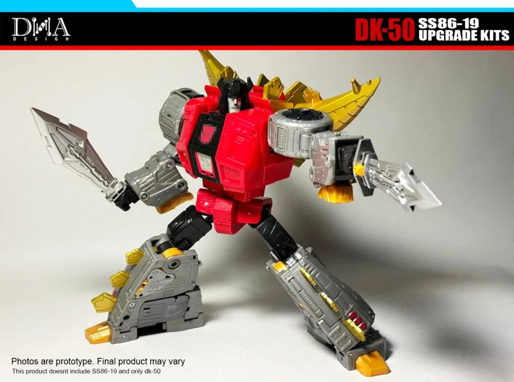 DNA Design DK 50 Upgrade Kit for SS 86 19 Dinobot Snarl - Transformers Toy Accessories for Collectors & Display Enhancement