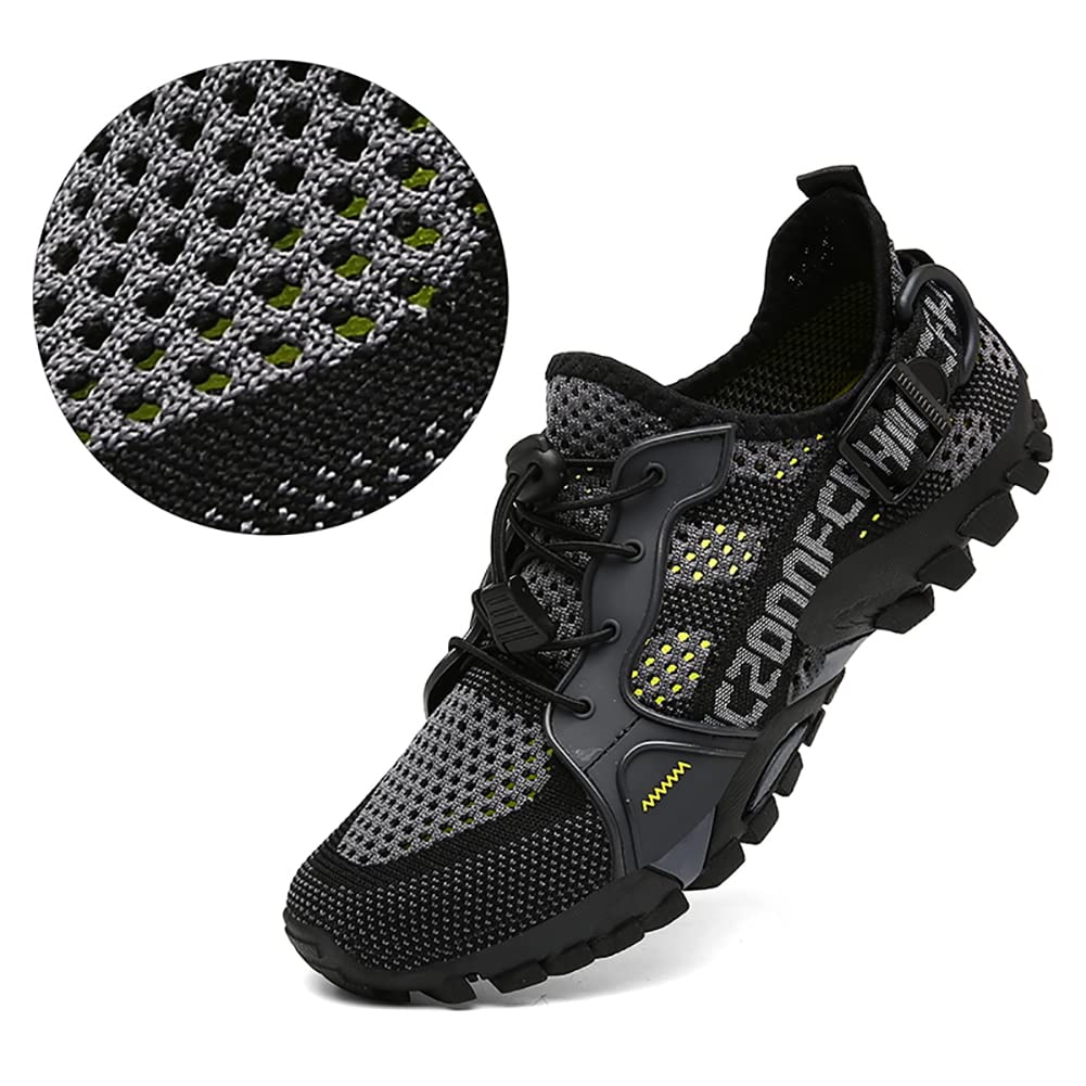 **Men's & Women's Water Shoes - Quick-Drying Aqua Shoes for Hiking, Beach, Travel, Trekking & Walking | Lightweight Outdoor Sneakers for Swimming, Surfing & Water Sports**