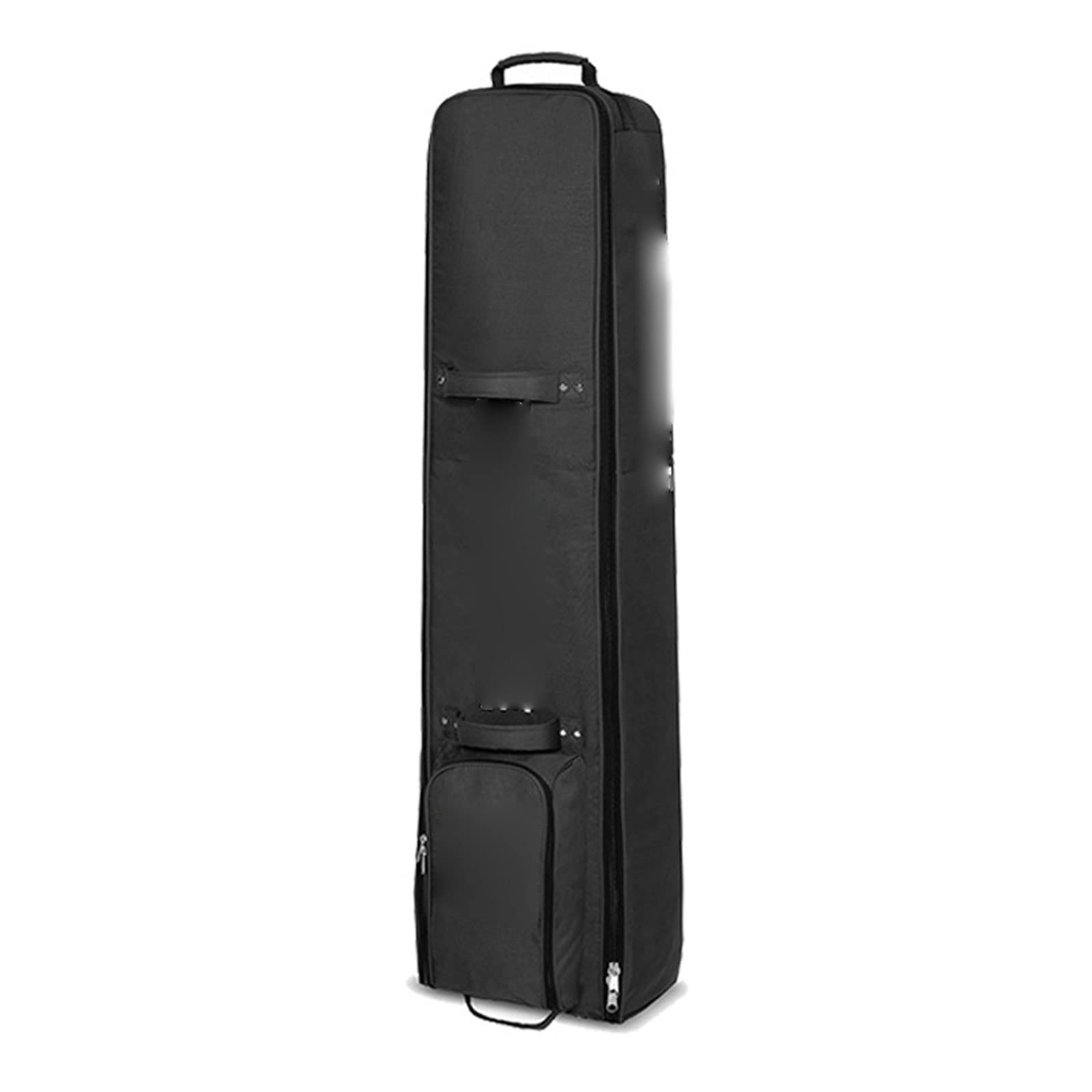 Gylazhuziz Golf Travel Bag with Wheels - Large Capacity Lightweight Nylon Golf Club Cover for Airplane Travel, Foldable Golf Club Storage Bag (Black) - Perfect for Golf Trips, Air Travel & Course Storage