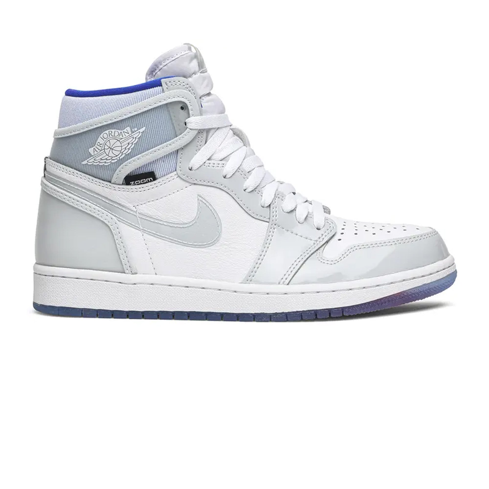 Air Jordan 1 Zoom 'Racer Blue' Men's Basketball Shoes - Lightweight Cushioned Sneakers for Running, Training & Streetwear Fashion