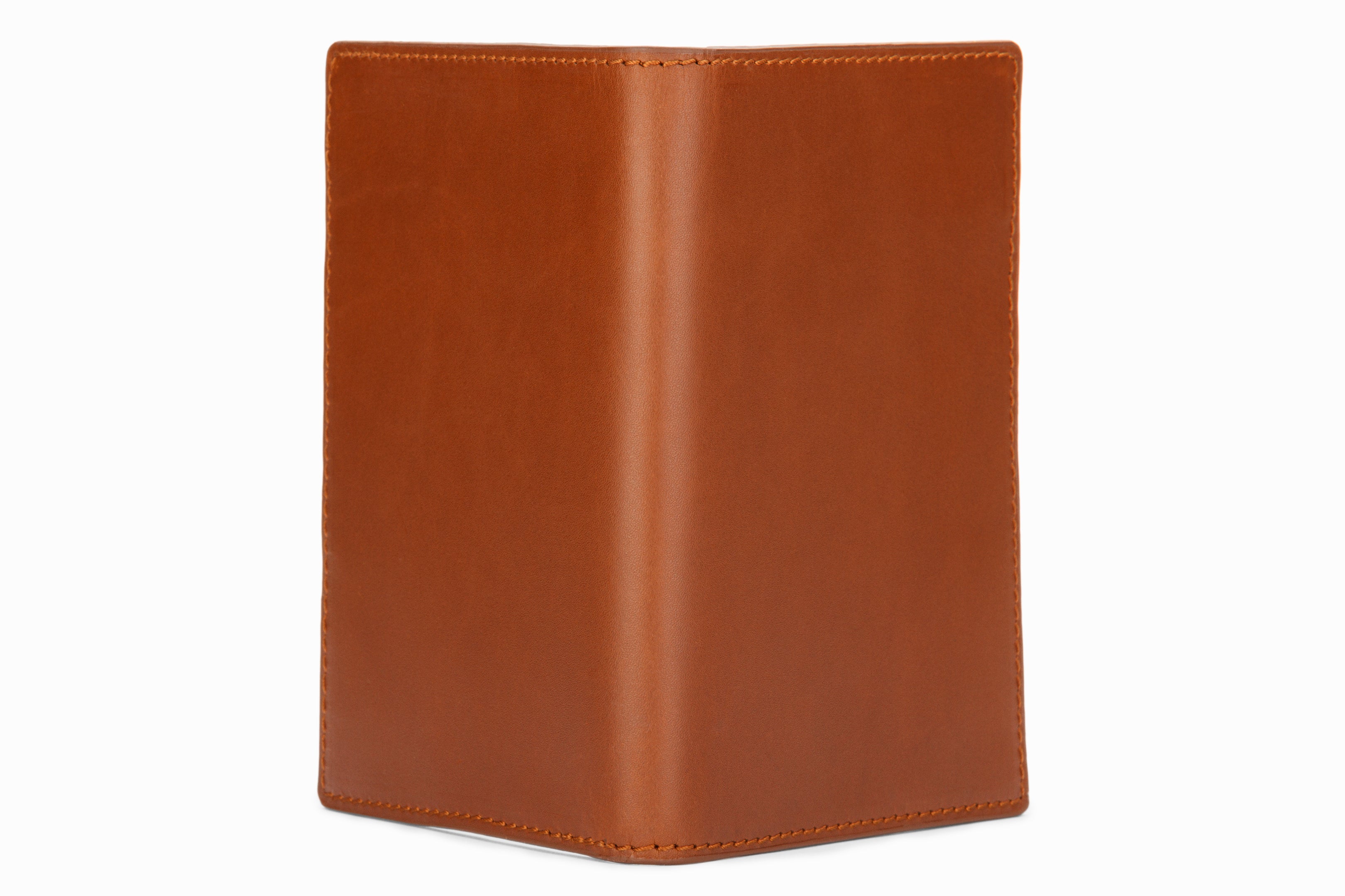 Premium Genuine Leather Passport Wallet - RFID Blocking Travel Wallet for Men & Women - Stylish Brown Passport Holder for International Trips & Air Travel
