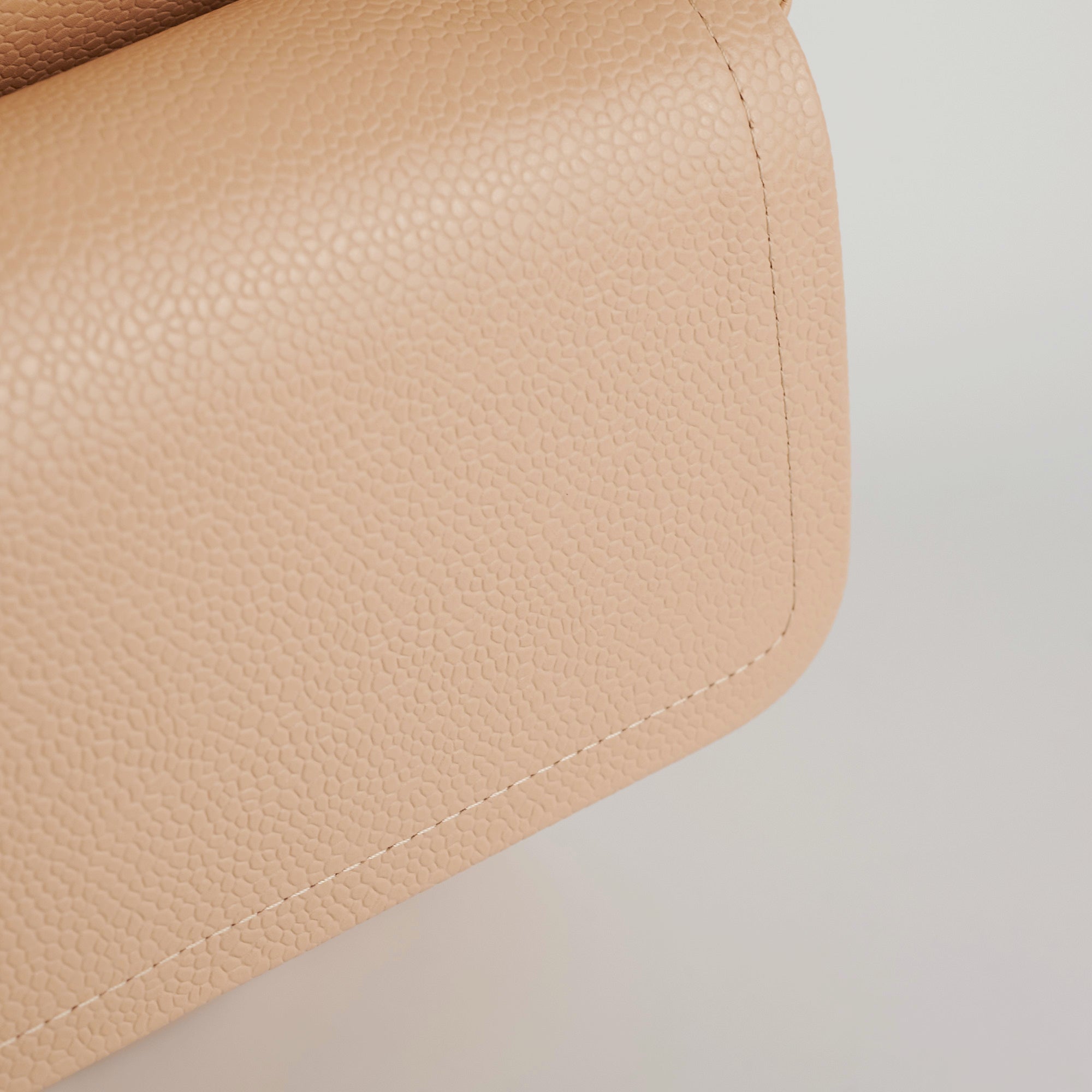 Chanel Classic Double Flap Jumbo Beige Caviar Leather Shoulder Bag - Luxury Designer Handbag for Women, Perfect for Work, Parties & Special Occasions