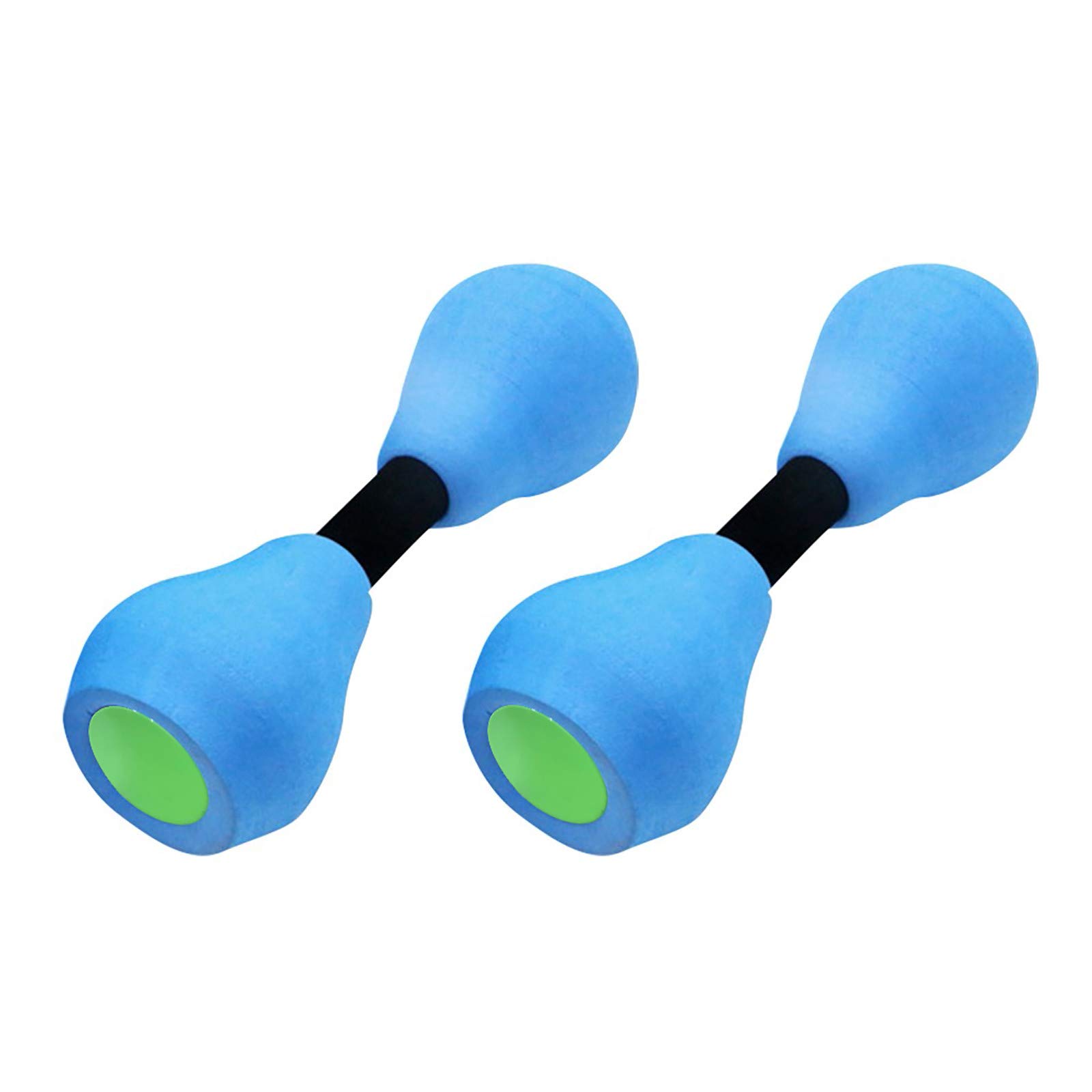 1 Pair Foam Dumbbells for Water Aerobics - Lightweight Pool Exercise Weights for Swimming & Aqua Fitness - Perfect for Water Workouts, Pool Training & Aquatic Therapy