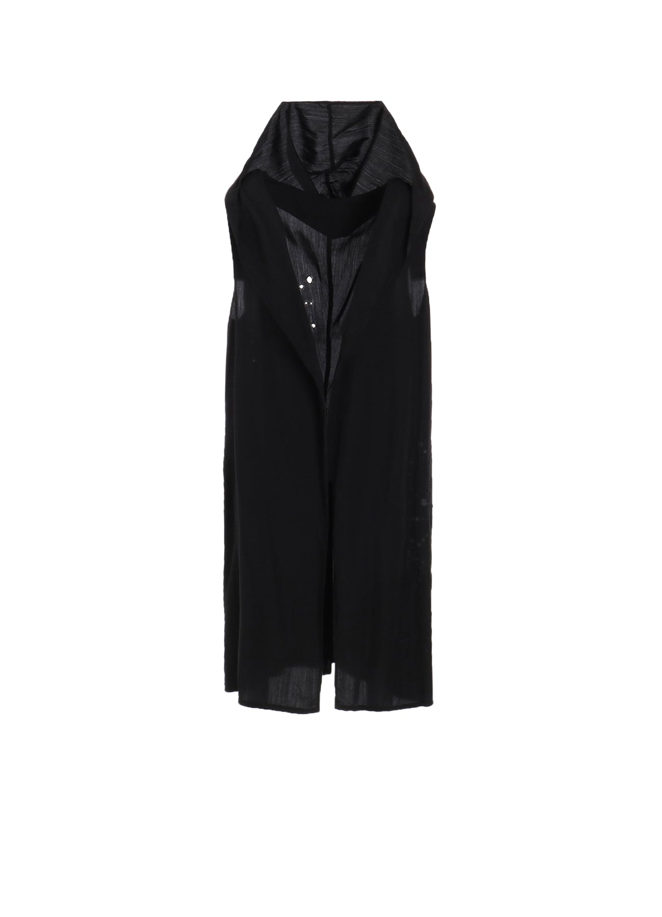 Cupro Dungaree Baller Lace Hoodie Vest - Stylish Layering Piece for Women, Perfect for Casual Outfits, Streetwear Fashion, and Everyday Comfort