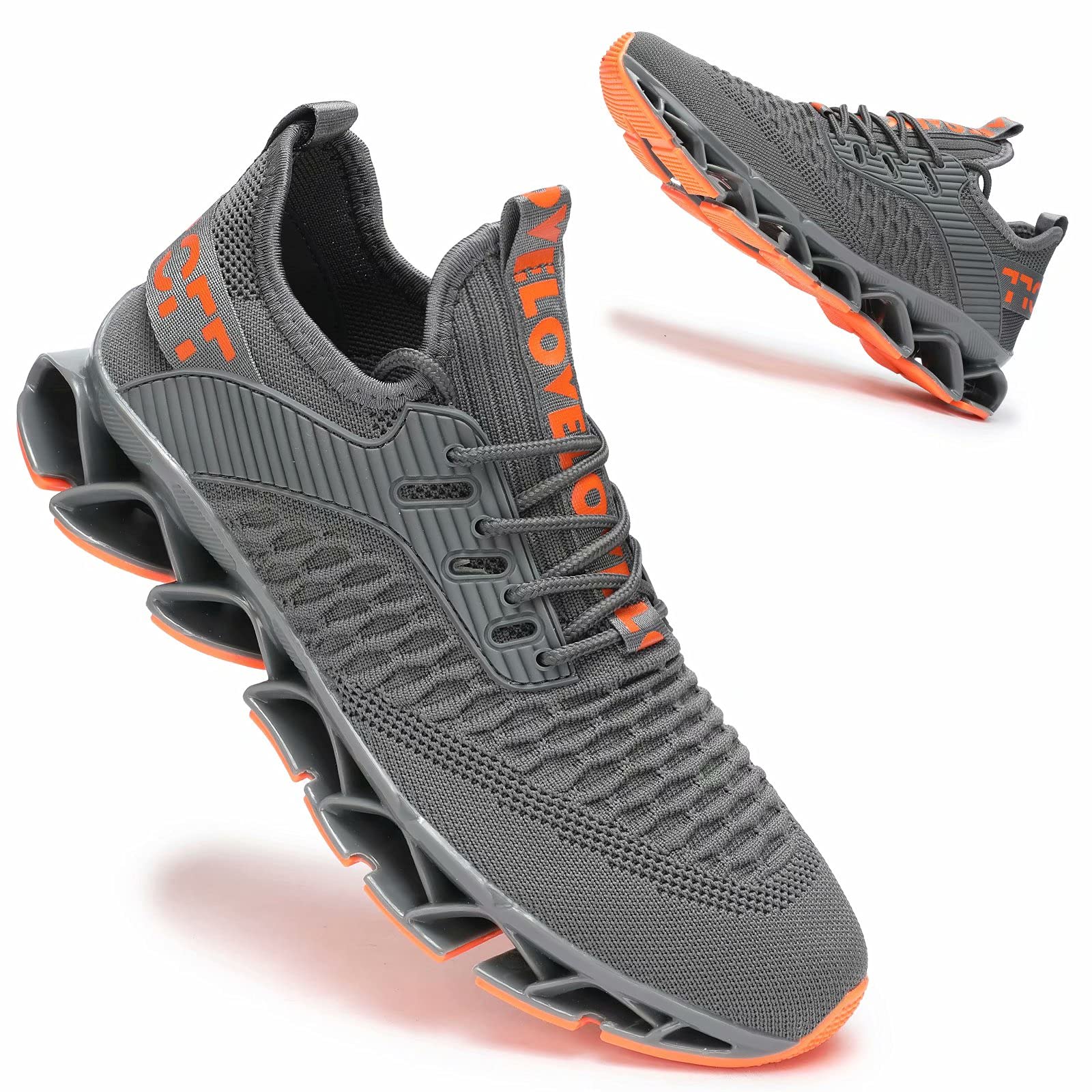 Vooncosir Men's Breathable Mesh Running Shoes - Lightweight Non-Slip Athletic Sneakers for Walking, Jogging & Gym Workouts | Comfortable Casual Shoes for Daily Wear & Outdoor Activities