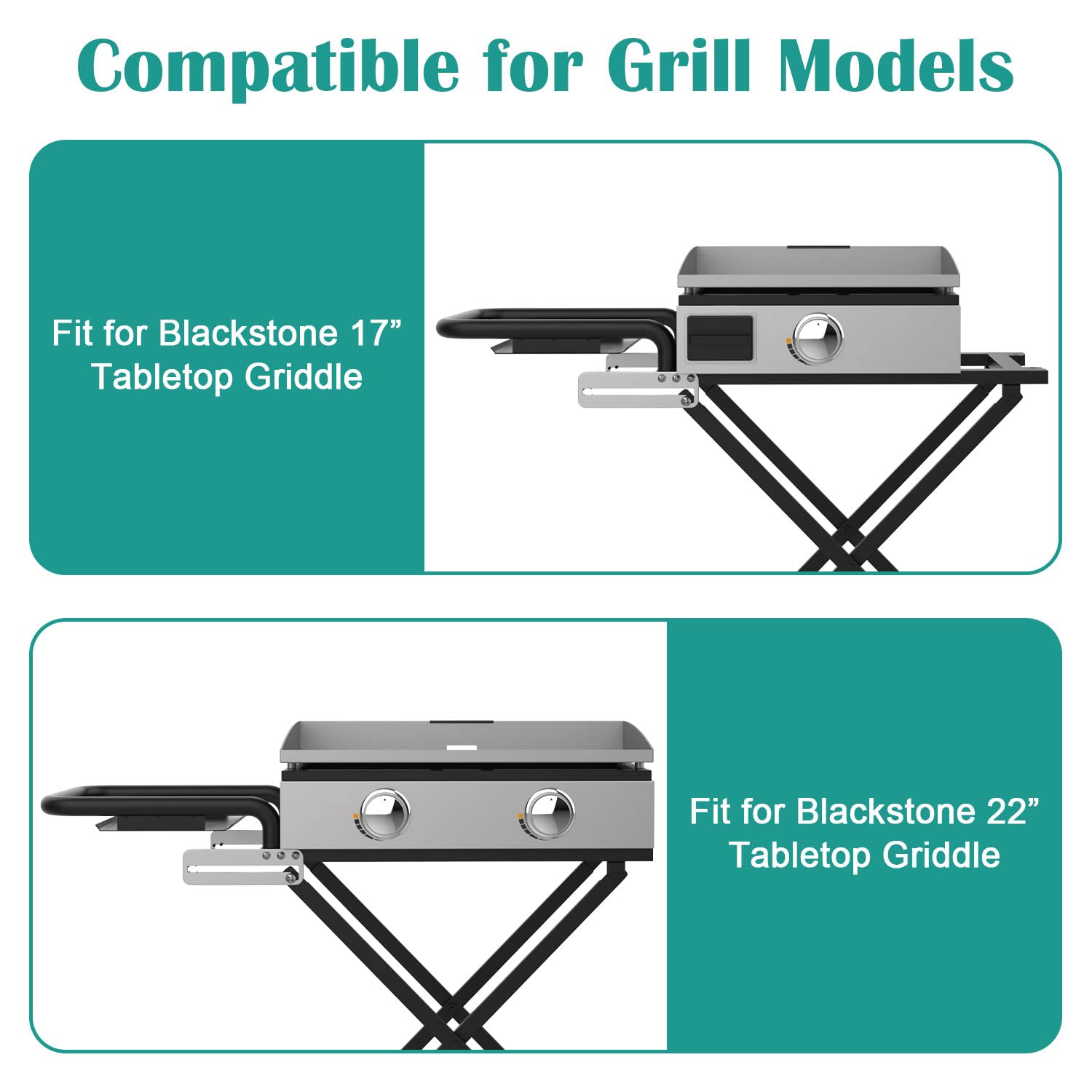 Portable Folding Grill Cart Stand for Blackstone 17