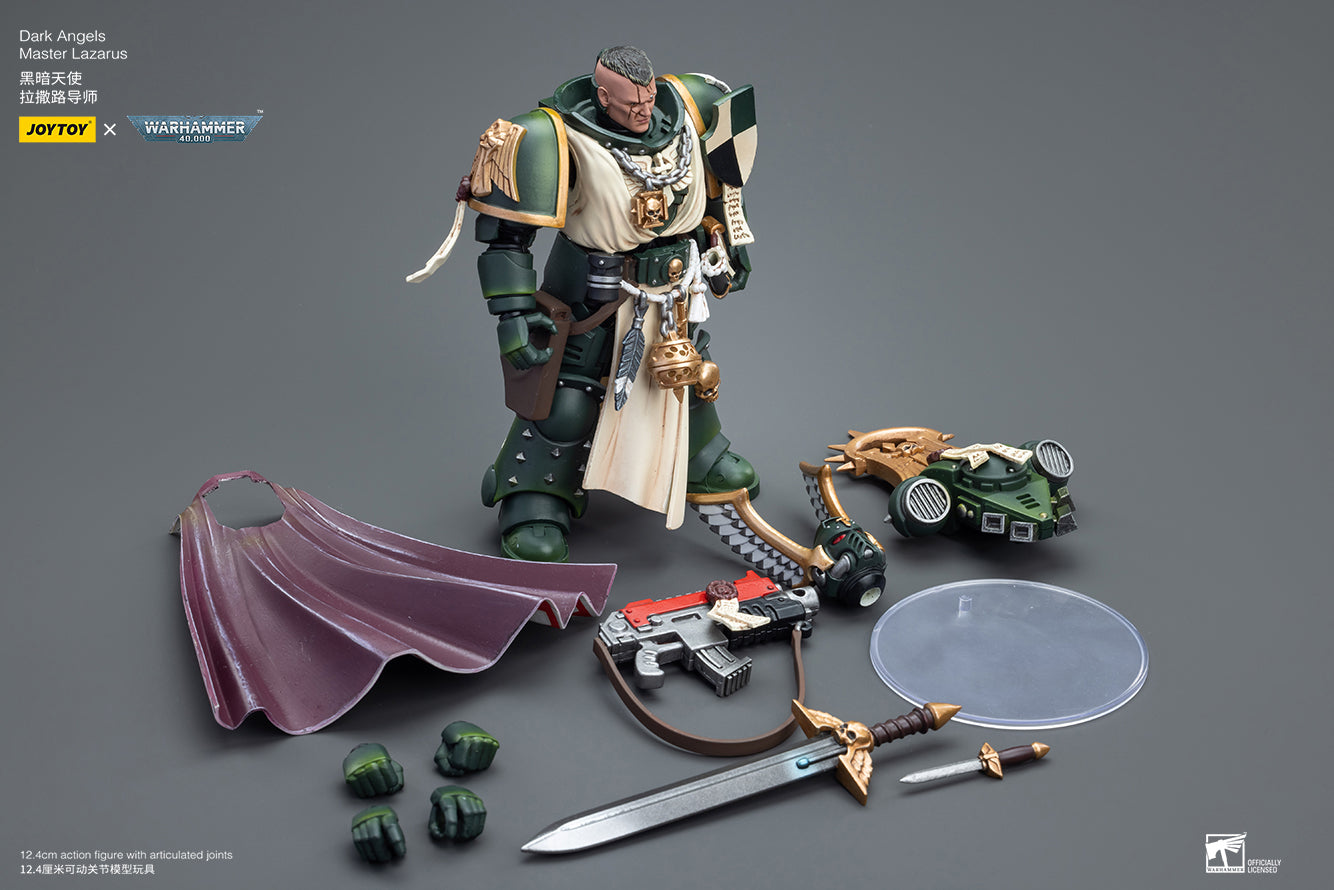 1/18 JOYTOY Warhammer 40K Action Figures - Ultramarines & Dark Angels Space Marines Collectible Model for Display, Gaming & Warhammer 40K Battle Scenes