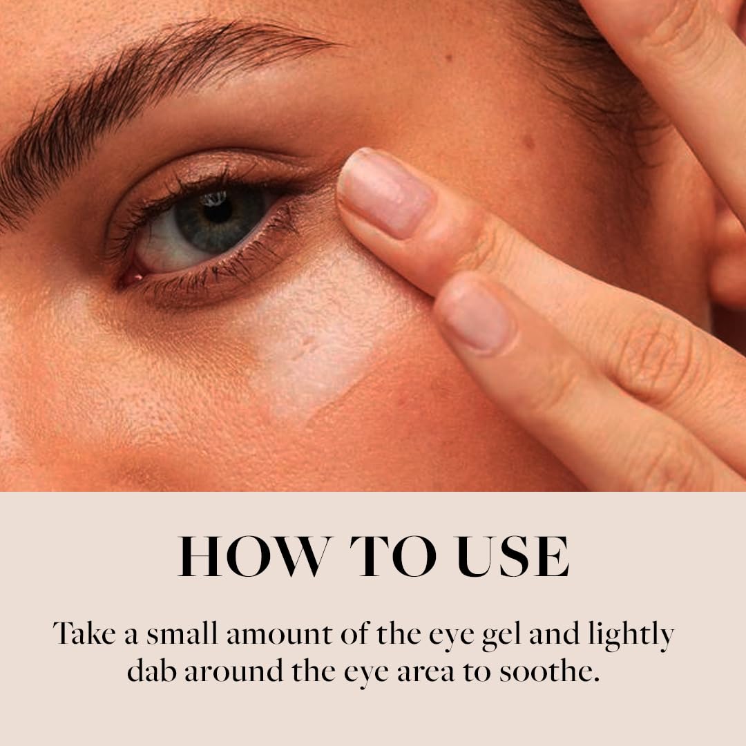Sadhev Under Eye Gel - 5gm | Dark Circle & Puffiness Relief | Hydrating Eye Treatment for Men & Women | Perfect for Night Routine & Travel