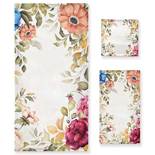 Floral Blue Pink