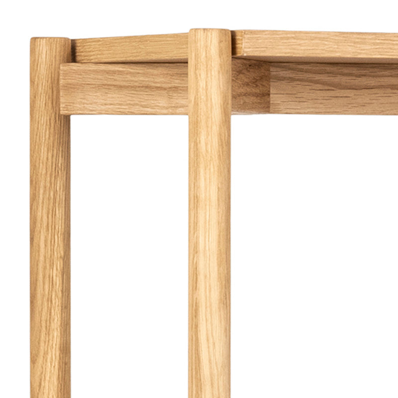 Braidwood 86cm Natural Oak Wooden Shelving Unit - Stylish Storage for Living Room, Bedroom, or Home Office