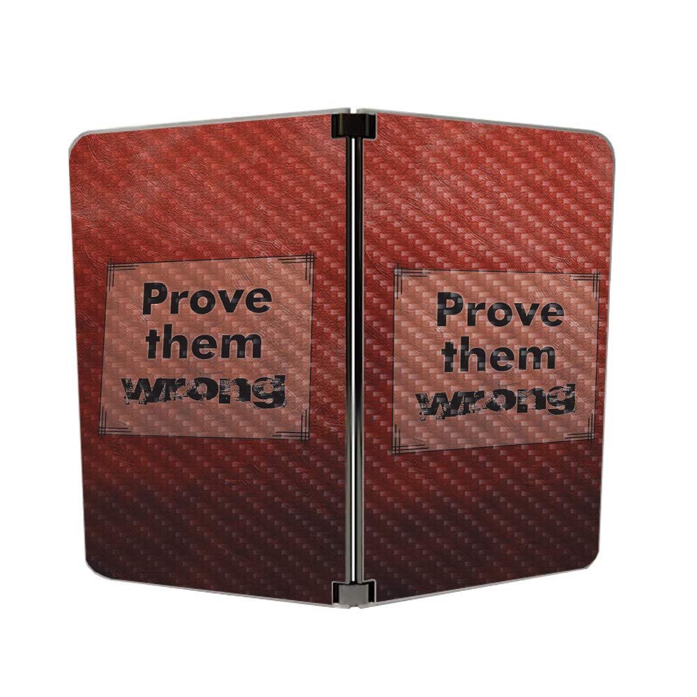 Carbon Fiber Skin for Microsoft Surface Duo - Durable Protective Cover for Work & Travel