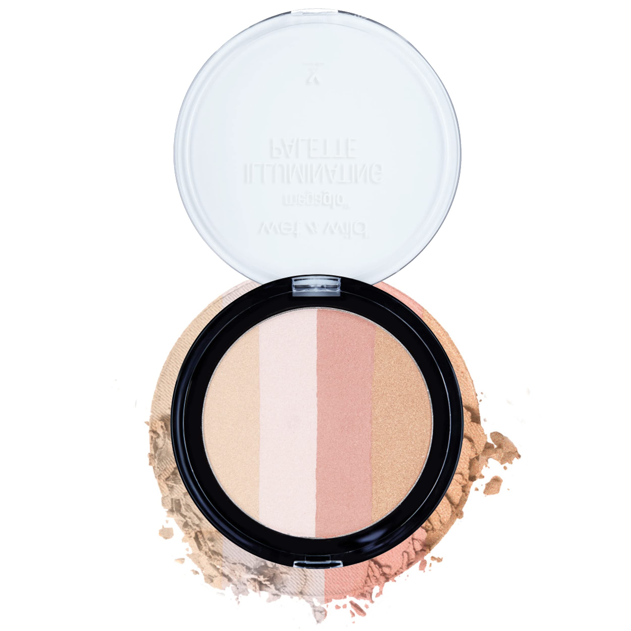 Wet n Wild MegaGlo Illuminating Blush & Highlighter Powder Palette - Catwalk Pink | Natural Glow Face Makeup for Cheeks & Contouring | Perfect for Daytime Wear & Special Occasions