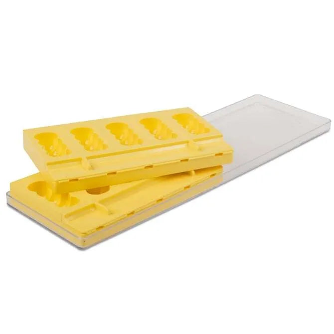 Pavogel Bubbles Pop Mold - 10 Fun Shapes & 50 Sticks for Stress Relief, Party Favors, and Sensory Play | Perfect for Kids, Adults, and Autism Therapy