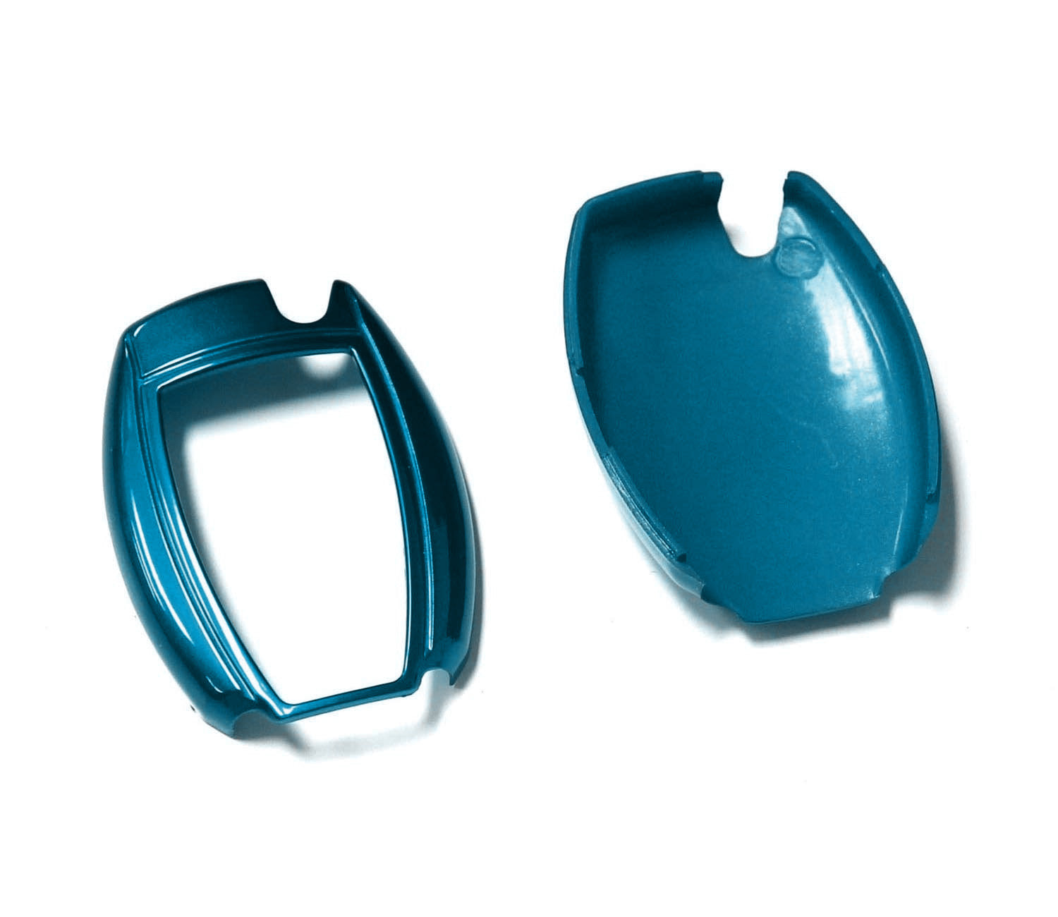 Premium Glossy Blue Replacement Smart Key Fob Shell for Mercedes C-Class, E-Class, S-Class, M-Class - Exact Fit, Durable Protection (Perfect for Key Replacement, Customization & Enhanced Style)
