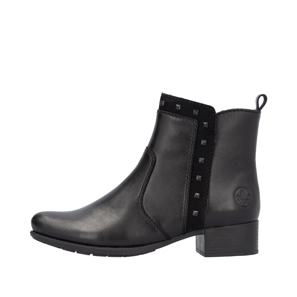 Rieker Women's Comfortable Black Casual Shoes 78657 - Perfect for Work, Walking & Everyday Wear