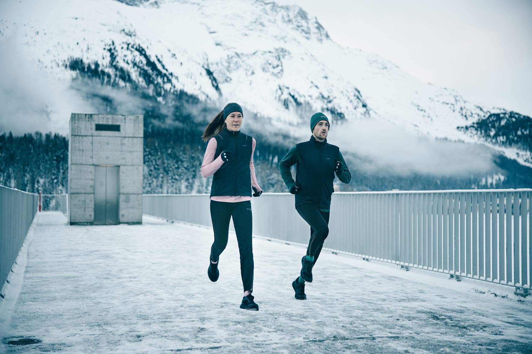 **CEP Women's Winter Run Pants - Black, Size S | Thermal Running Tights for Cold Weather & Outdoor Training**